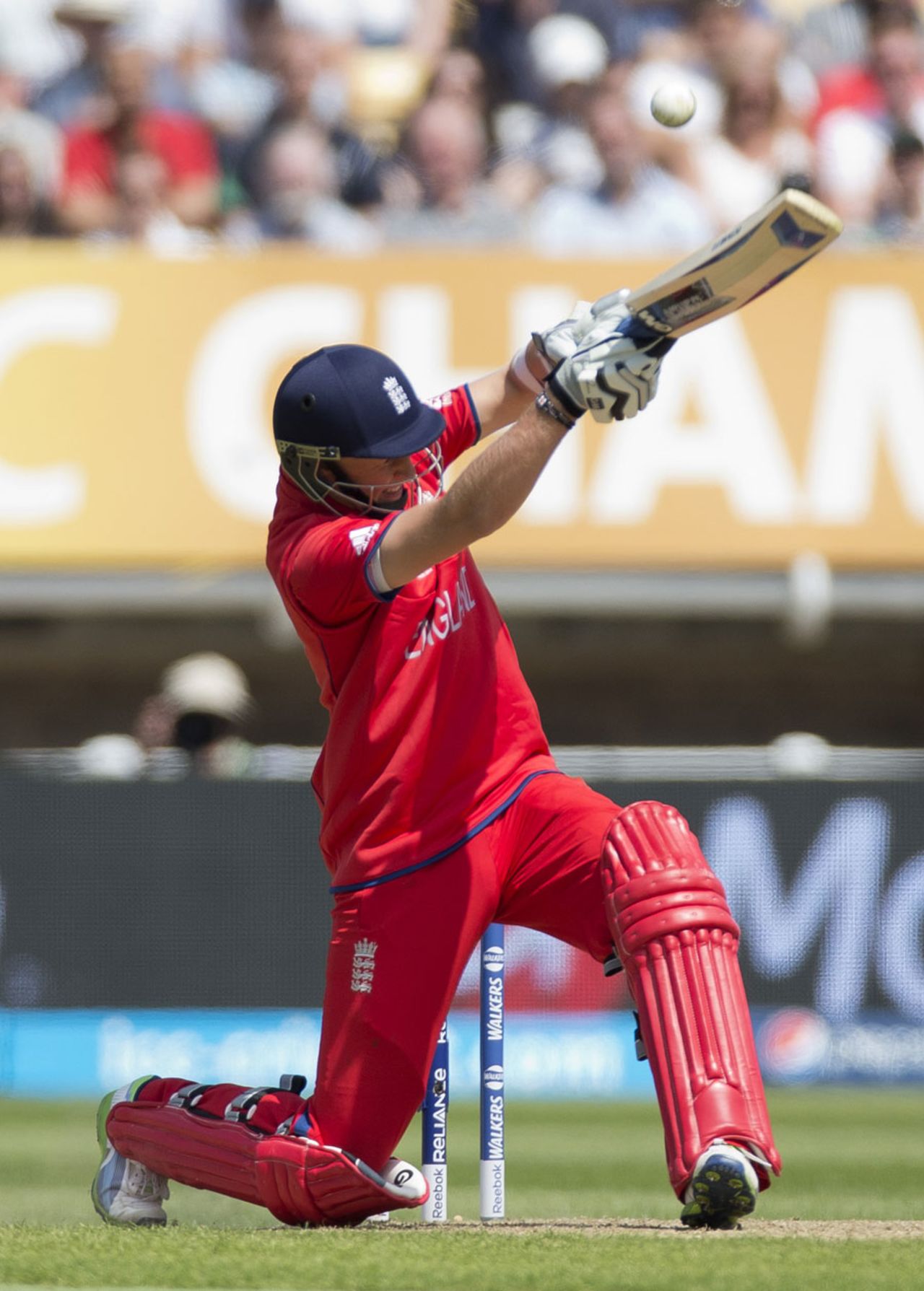 Joe Root ramps the ball behind the wicket, England v Australia, Champions Trophy, Group A, Edgbaston, June 8, 2013