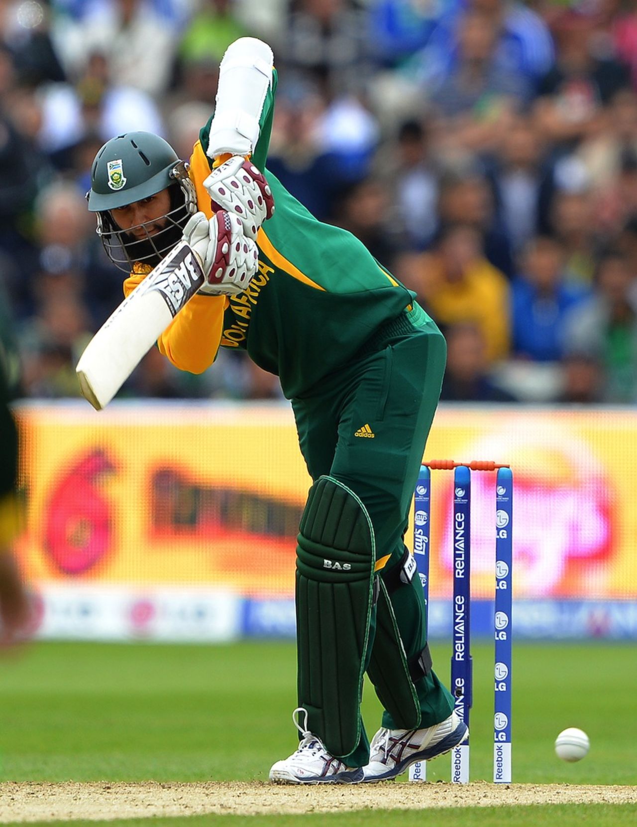 Hashim Amla gave South Africa a stable start , Pakistan v South Africa, Champions Trophy, Group B, Edgbaston, June 10, 2013