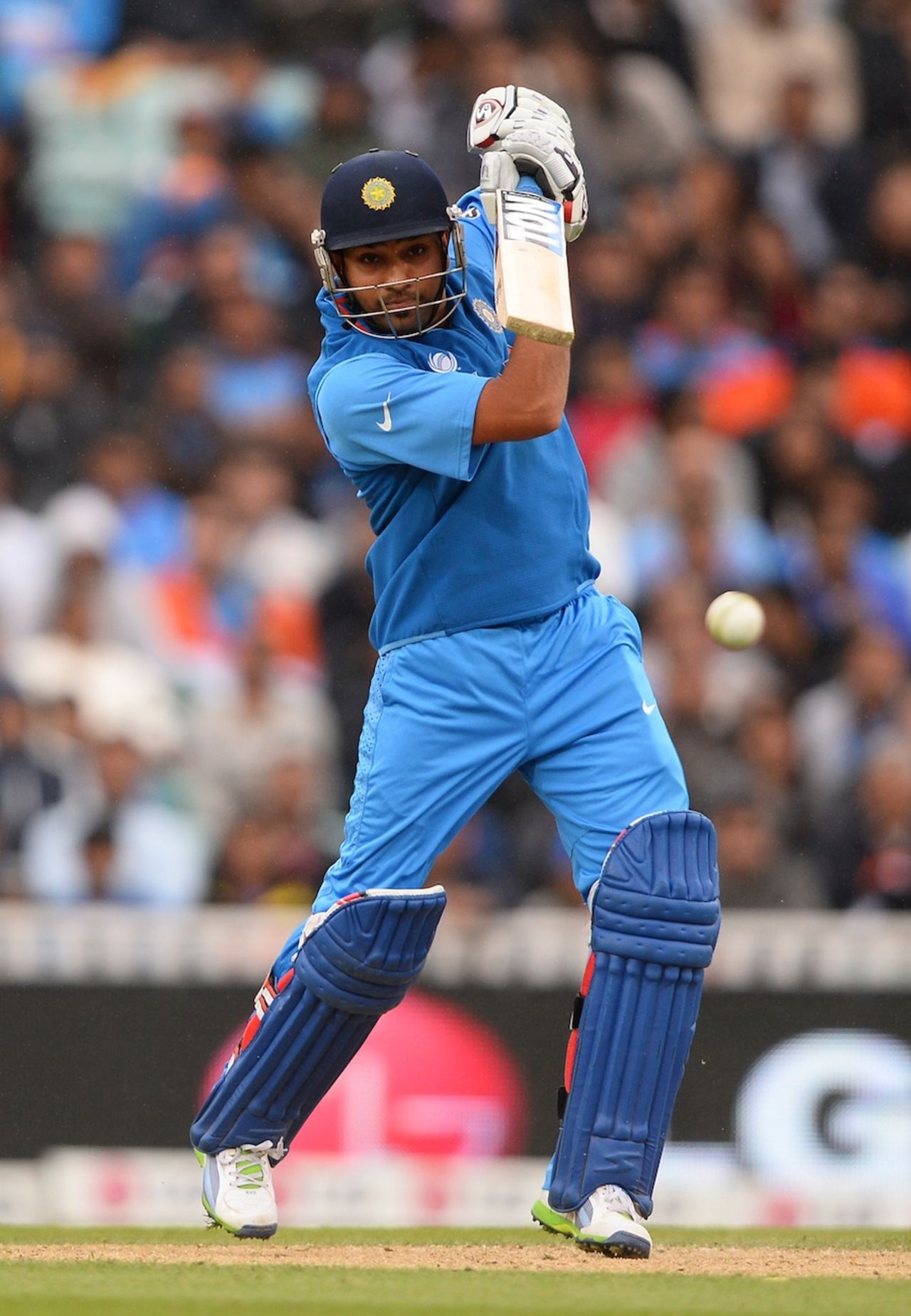 Rohit Sharma drives authoritatively, India v West Indies, Champions Trophy, Group B, The Oval, June 11, 2013