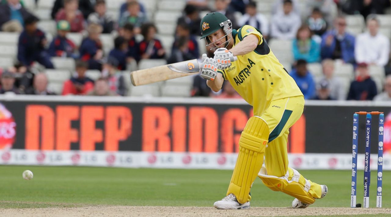 Adam Voges plays an on drive, Australia v New Zealand, Champions Trophy, Group A, Edgbaston, June 12, 2013