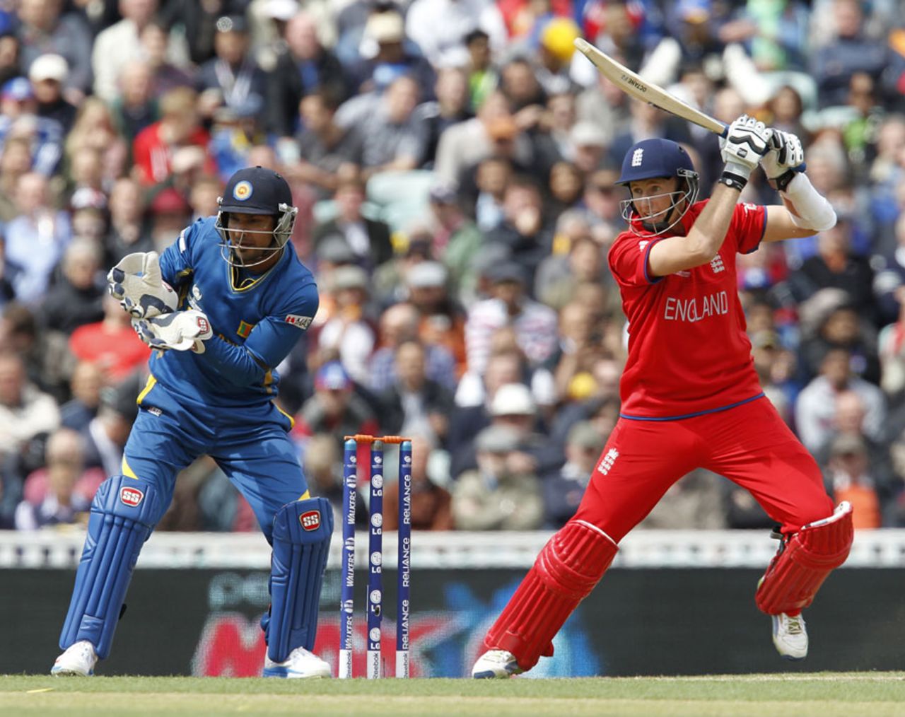 Joe Root essays through the off side, England v Sri Lanka, Champions Trophy, Group A, The Oval, June 13, 2013