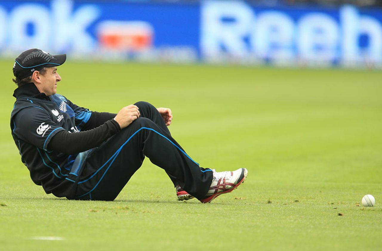 Nathan McCullum had a mixed day in the field, England v New Zealand, Champions Trophy, Group A, Cardiff, June 16, 2013