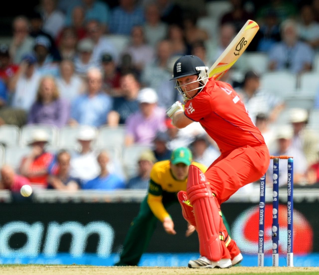 Ian Bell prepares to cut the ball, England v South Africa, 1st semi-final, Champions Trophy, The Oval, June 19, 2013