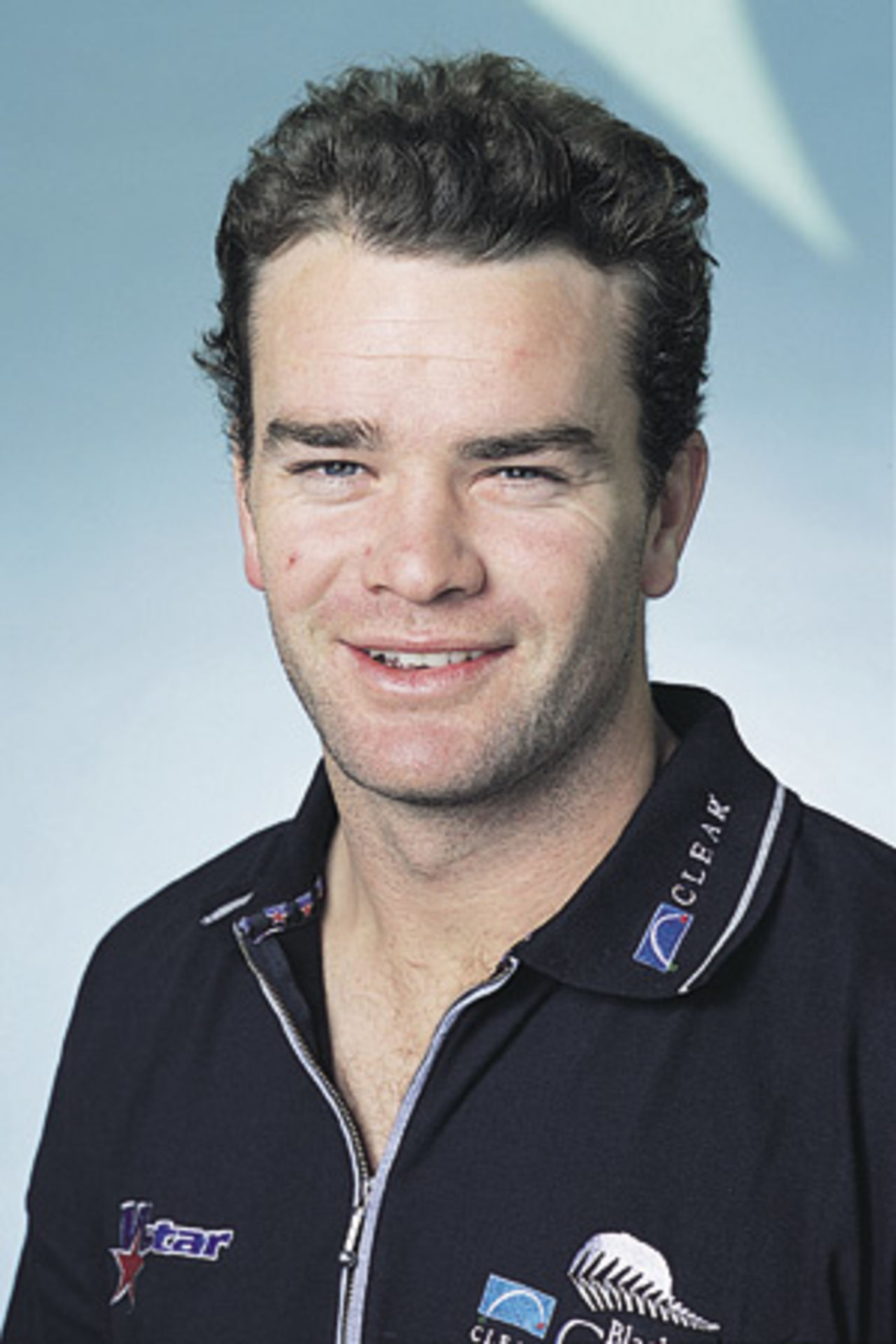 Portrait of Dion Nash - New Zealand player in the 2001/02 season.