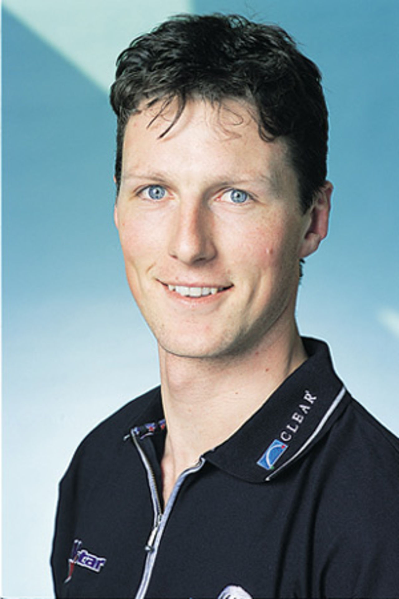 Portrait of Shayne O'Connor - New Zealand player in the 2001/02 season.
