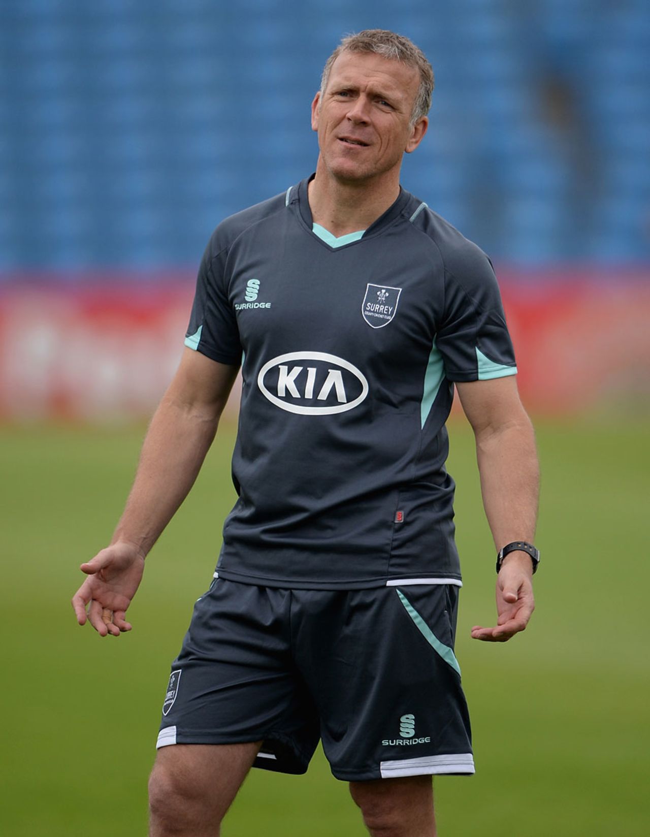 Alec Stewart takes charge of Surrey, Yorkshire v Surrey, County Championship, Division One, Headingley, 1st day, June 21, 2013