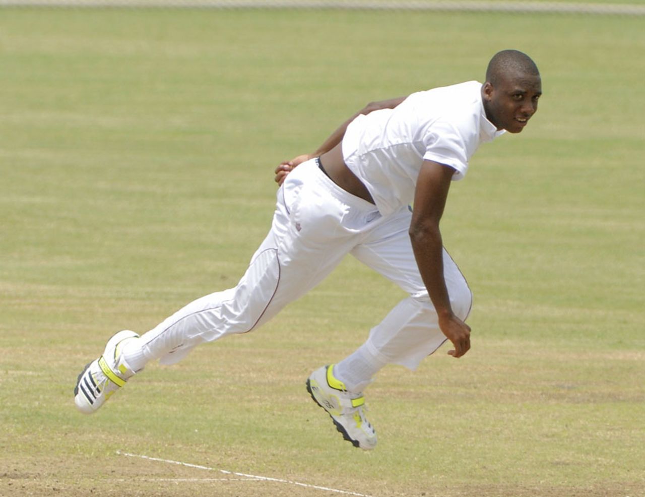 Miguel Cummins picked up 4 wickets for 74 runs, West Indies A v Sri Lanka A, 2nd unofficial Test, 1st day, Kingstown, June 12, 2013