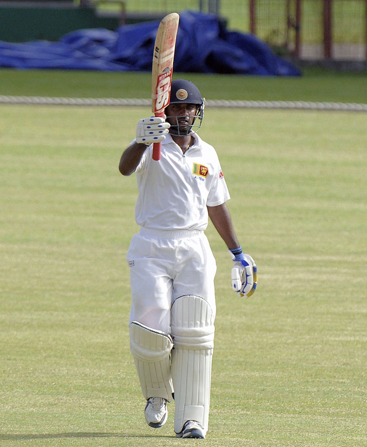 Udara Jayasundera scored an unbeaten 50, West Indies A v Sri Lanka A, 2nd unofficial Test, 4th day, Kingstown, June 15, 2013