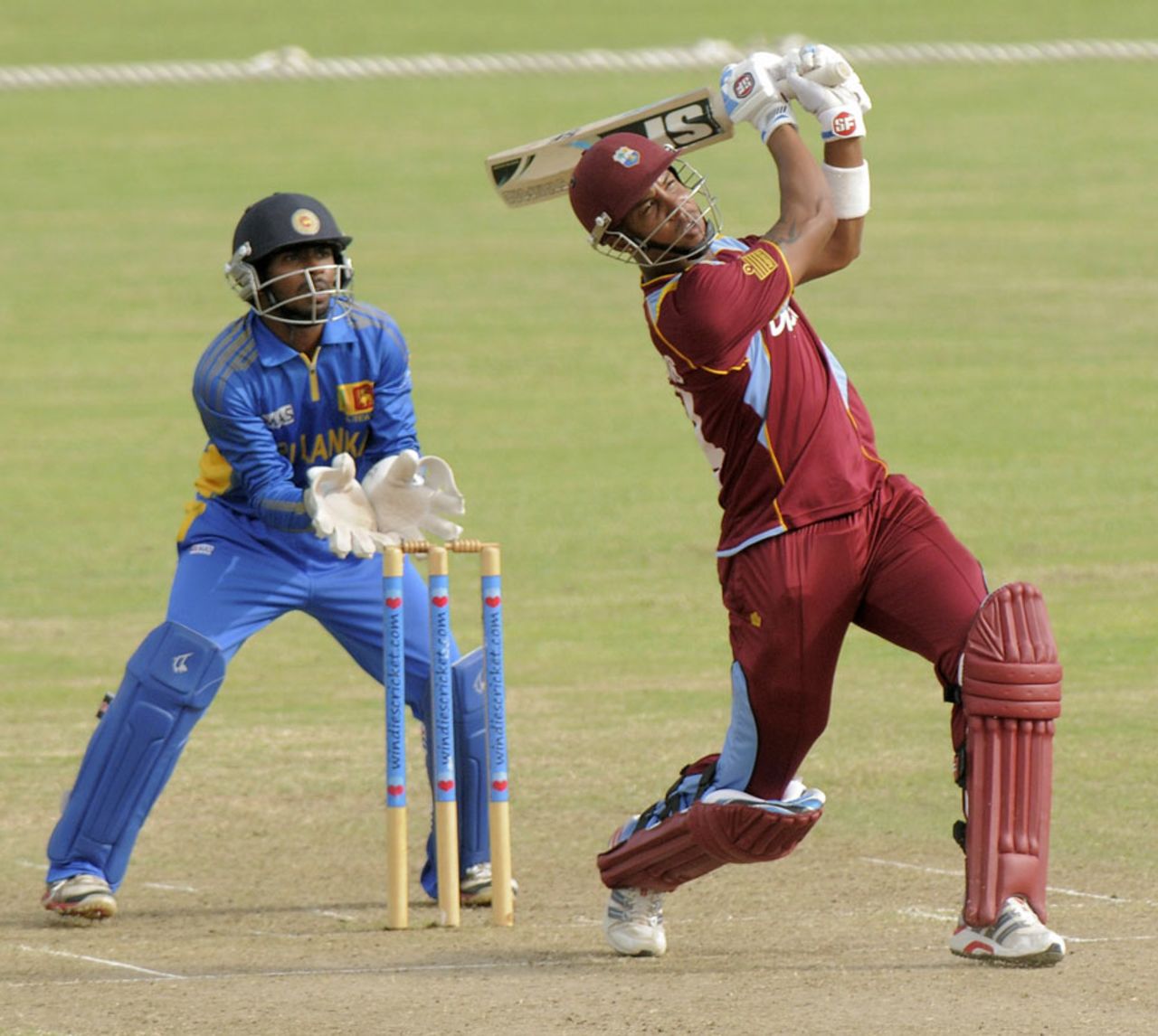 Lendl Simmons scored an unbeaten fifty, West Indies A v Sri Lanka A, 2nd unofficial T20, Kingstown, June 19, 2013