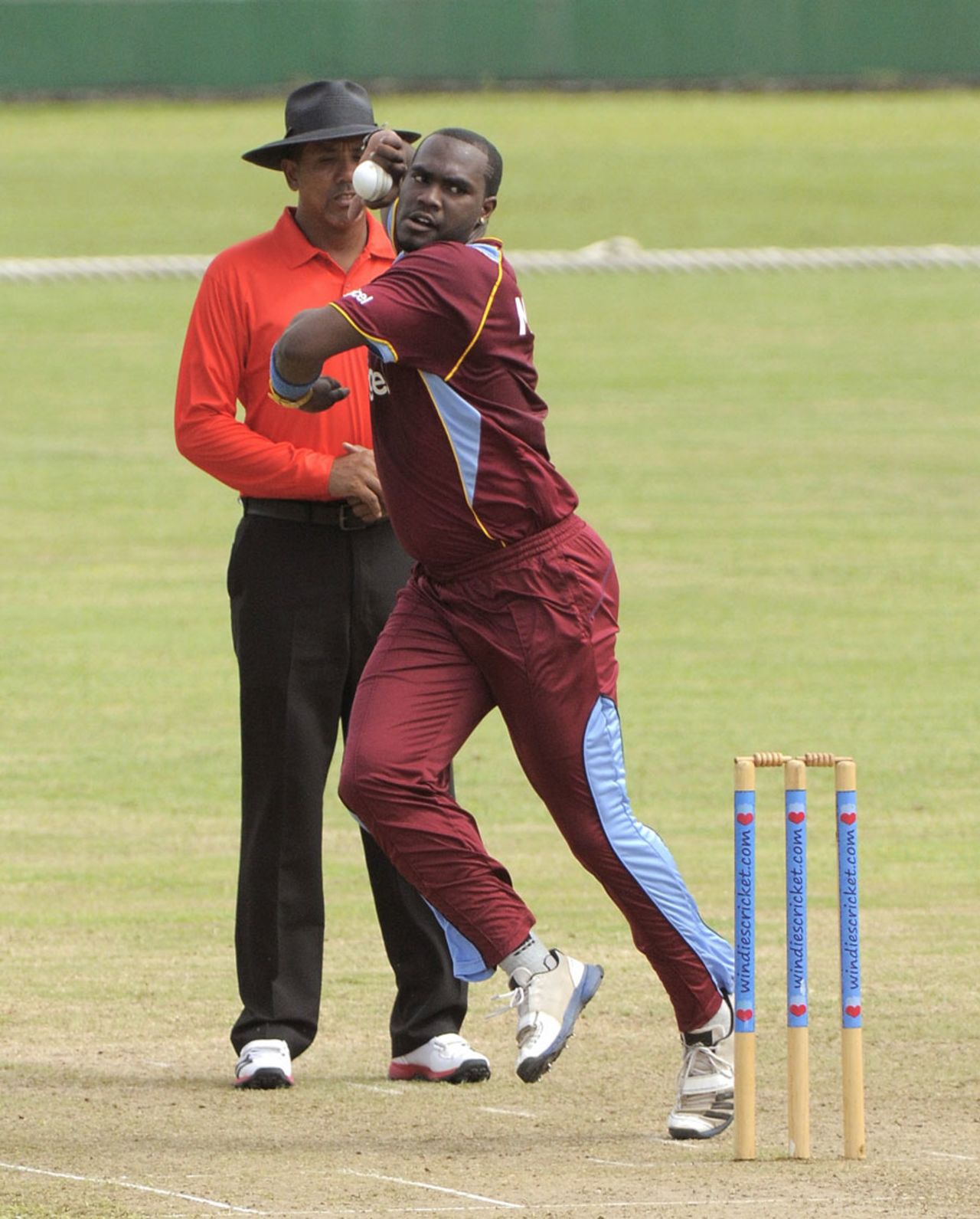 Ashley Nurse took three wickets for 15, West Indies A v Sri Lanka A, 2nd unofficial T20, Kingstown, June 19, 2013