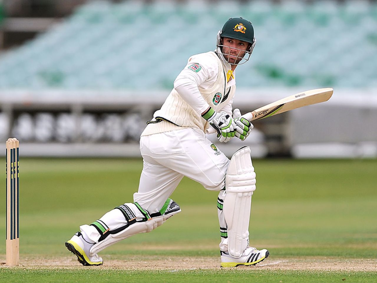 Phillip Hughes could not make use of his second innings, Gloucestershire v Australia A, Tour match, Bristol, 2nd day, June 22, 2013