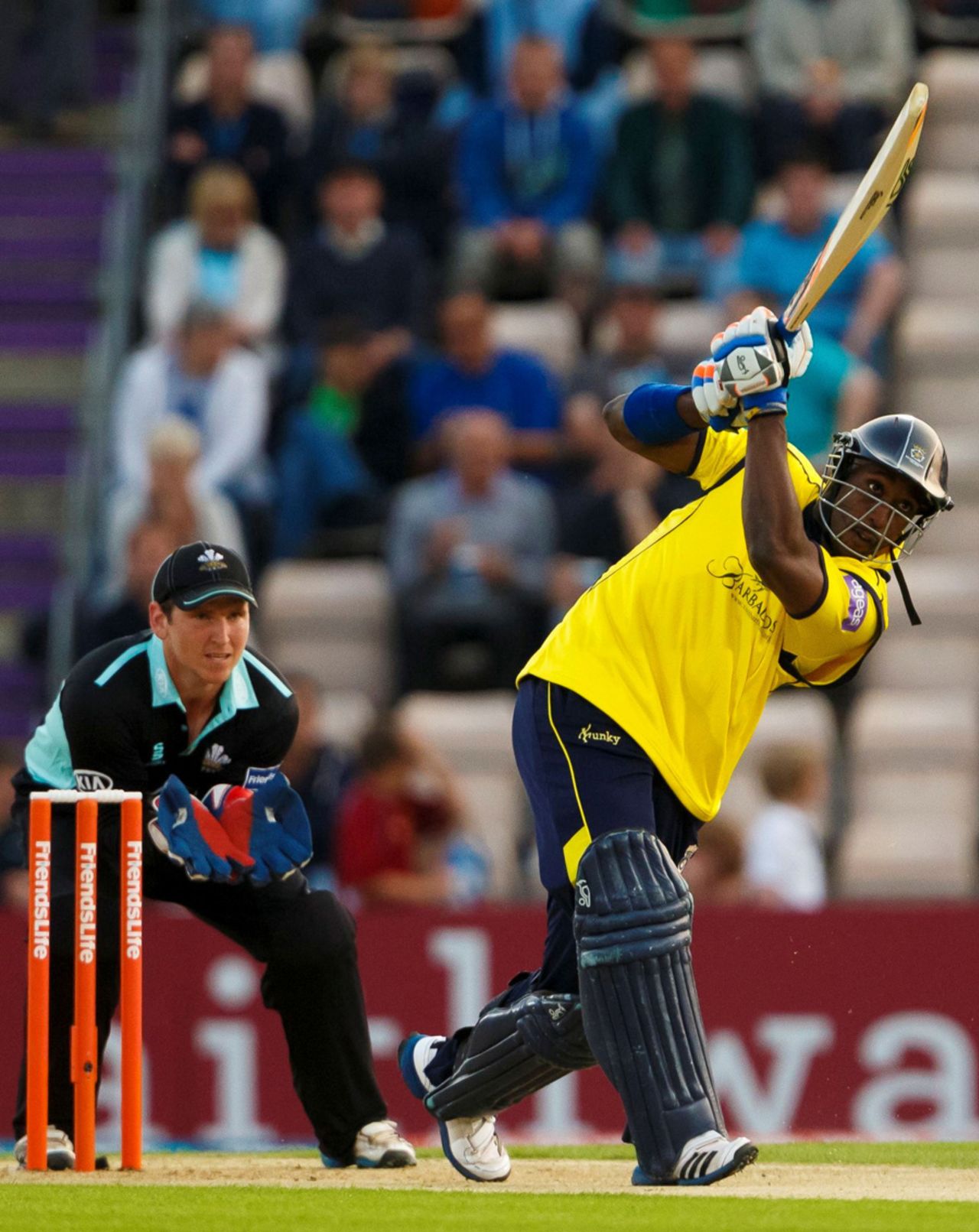 Michael Carberry on his way to 60 off 45 against Surrey, Hampshire v Surrey, Friends Life t20, Southampton, June 26, 2013