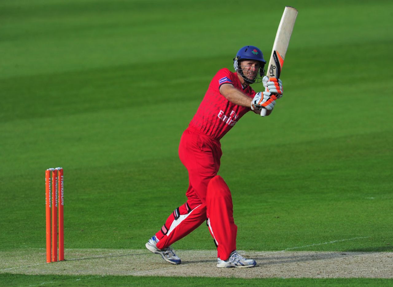 Simon Katich made 43 in just 25 balls, Durham v Lancashire, FLt20 North Group, Chester-le-Street, June 28, 2013