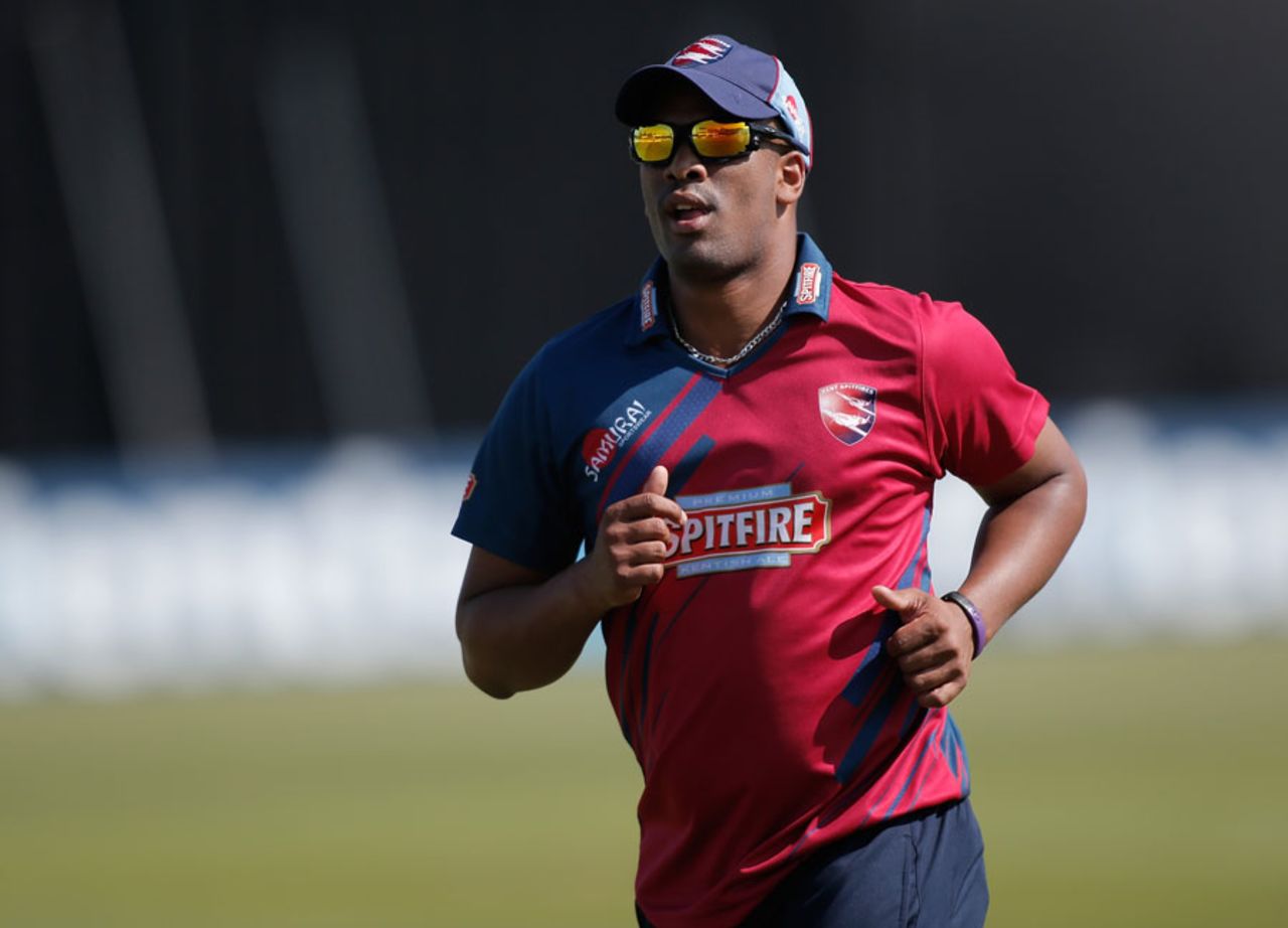 Vernon Philander went wicketless from his four overs, Kent v Surrey, FLt20 South Group, Canterbury, June 30, 2013
