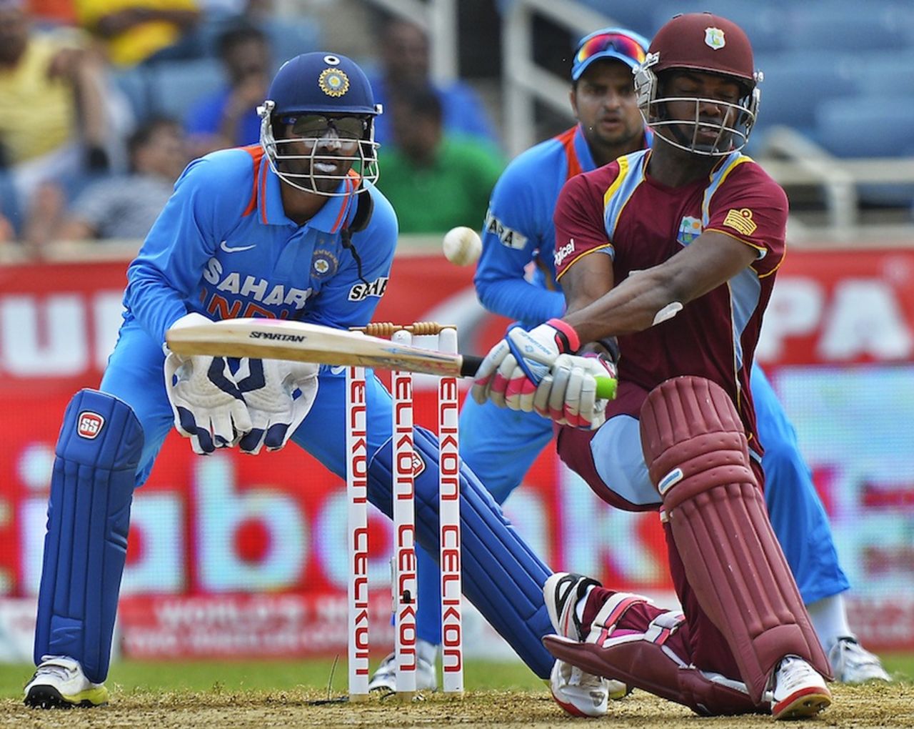 Darren Bravo scored 55, West Indies v India, West Indies tri-series, Kingston, June 30, 2013