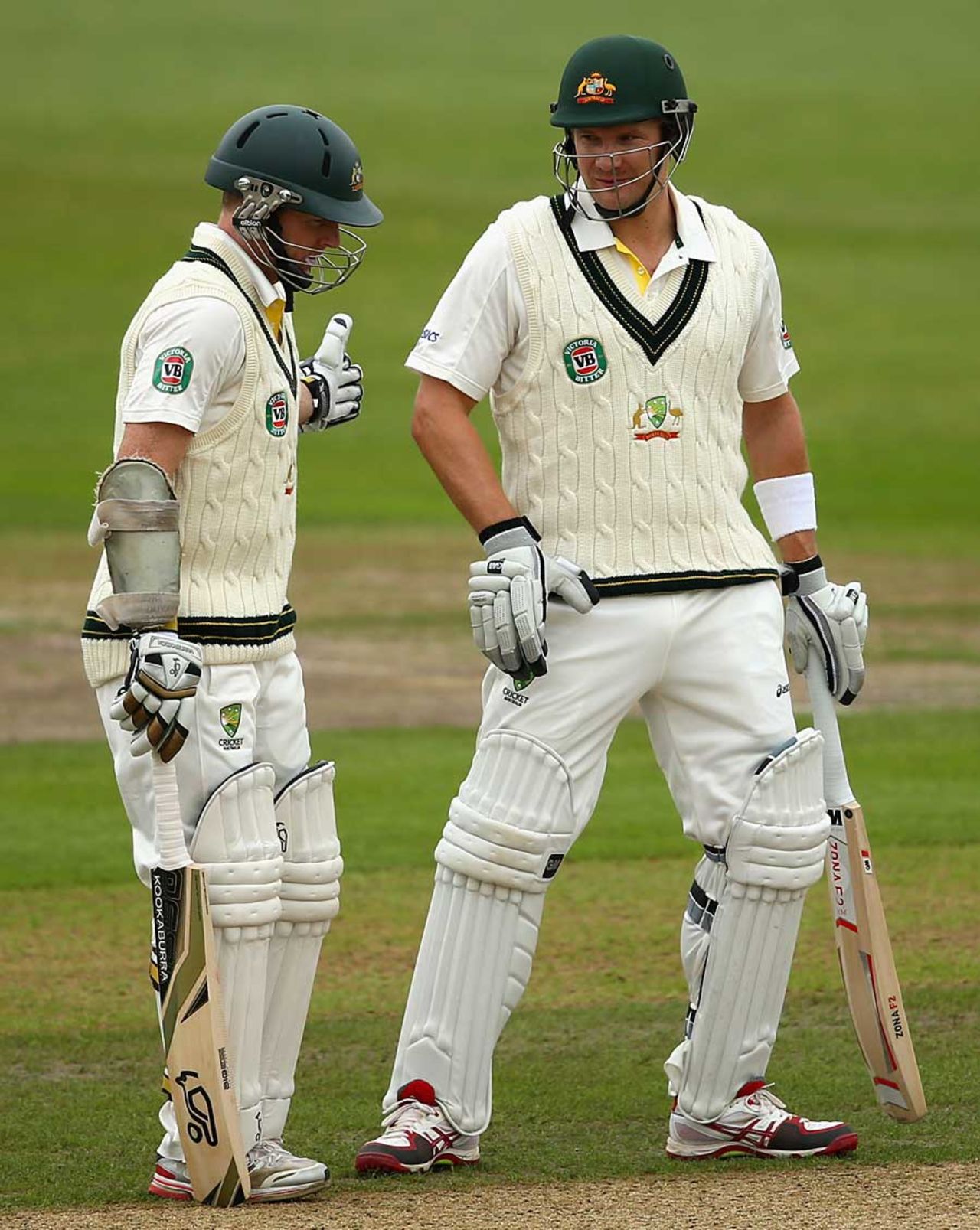 Shane Watson and Chris Rogers will begin the Ashes as Australia's opening pair, Worcestershire v Australians, Tour Match, New Road, 1st day, July 2, 2013