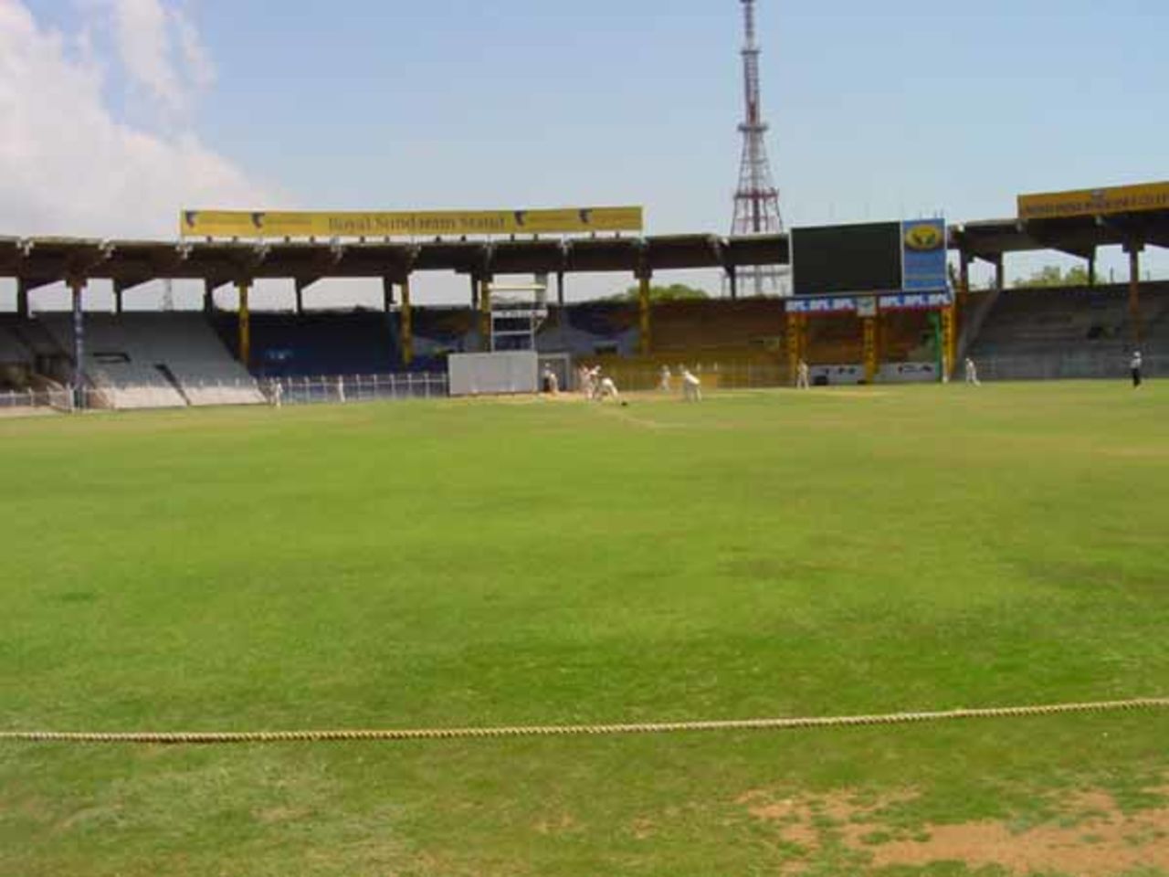 The MA Chidabaram Stadium in Chapauk, Chennai, April 2002