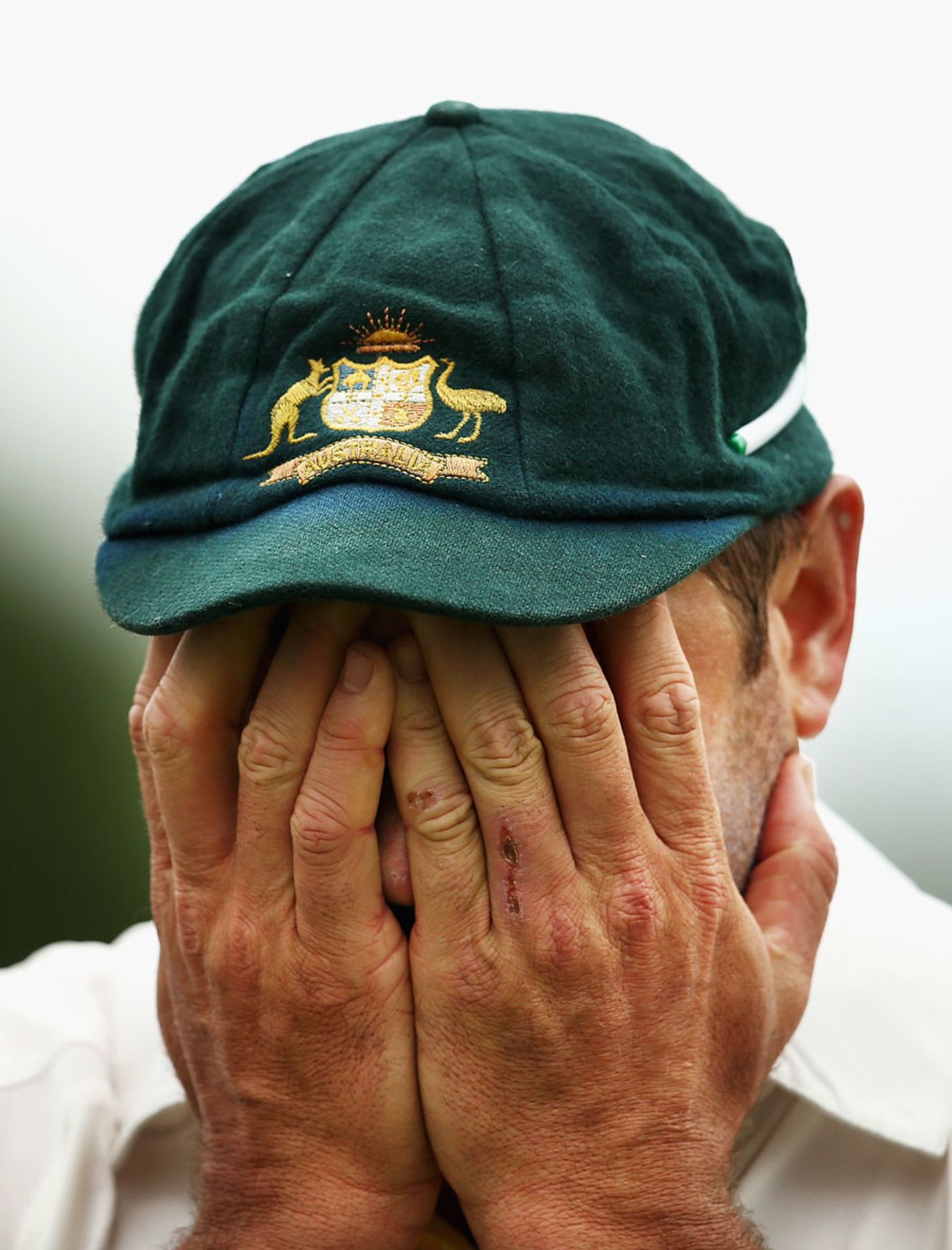 Guess who: Things didn't quite go to plan for Ryan Harris, Worcestershire v Australians, Tour match, New Road, 2nd day, July 3, 2013