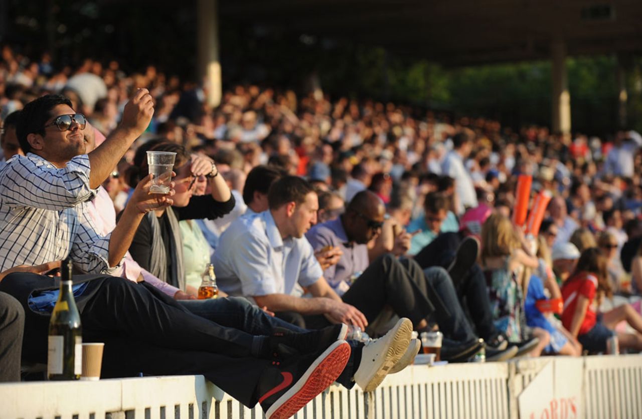 There were almost 20,000 people in the ground, Middlesex v Essex, FLt20, South Group, Lord's, July 4, 2013