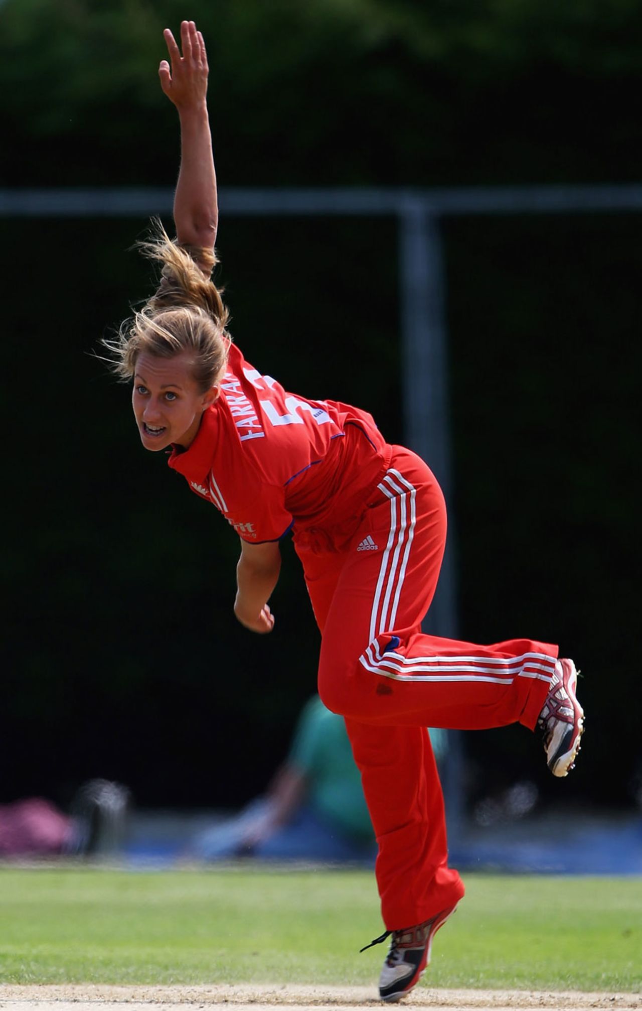 Natasha Farrant took two wickets in an over on England debut, England v Pakistan, 1st women's T20, Loughborough, July 5, 2013