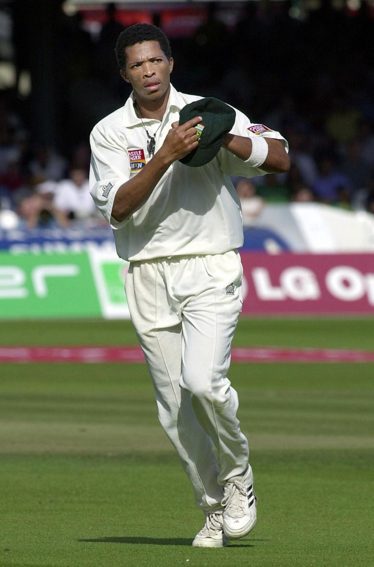 Birth of the first black man to play for South Africa England v South Africa, Lord's, 4th day, August 3, 2003