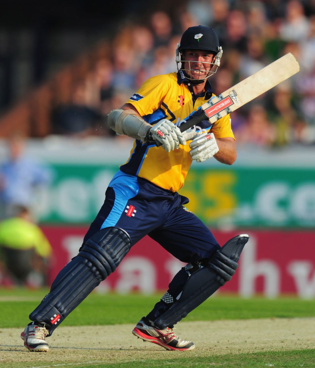 Phil Jaques top-scored with an unbeaten 66, Yorkshire v Lancashire, FLt20, North Group, Headingley, July 5, 2013