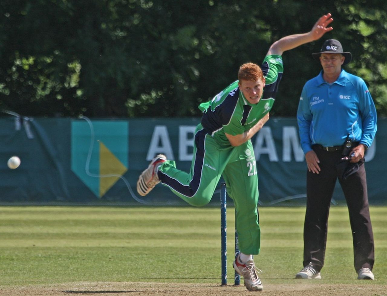 Kevin O'Brien picked up four wickets, Netherlands v Ireland, WCL, Amstelveen, July 7, 2013