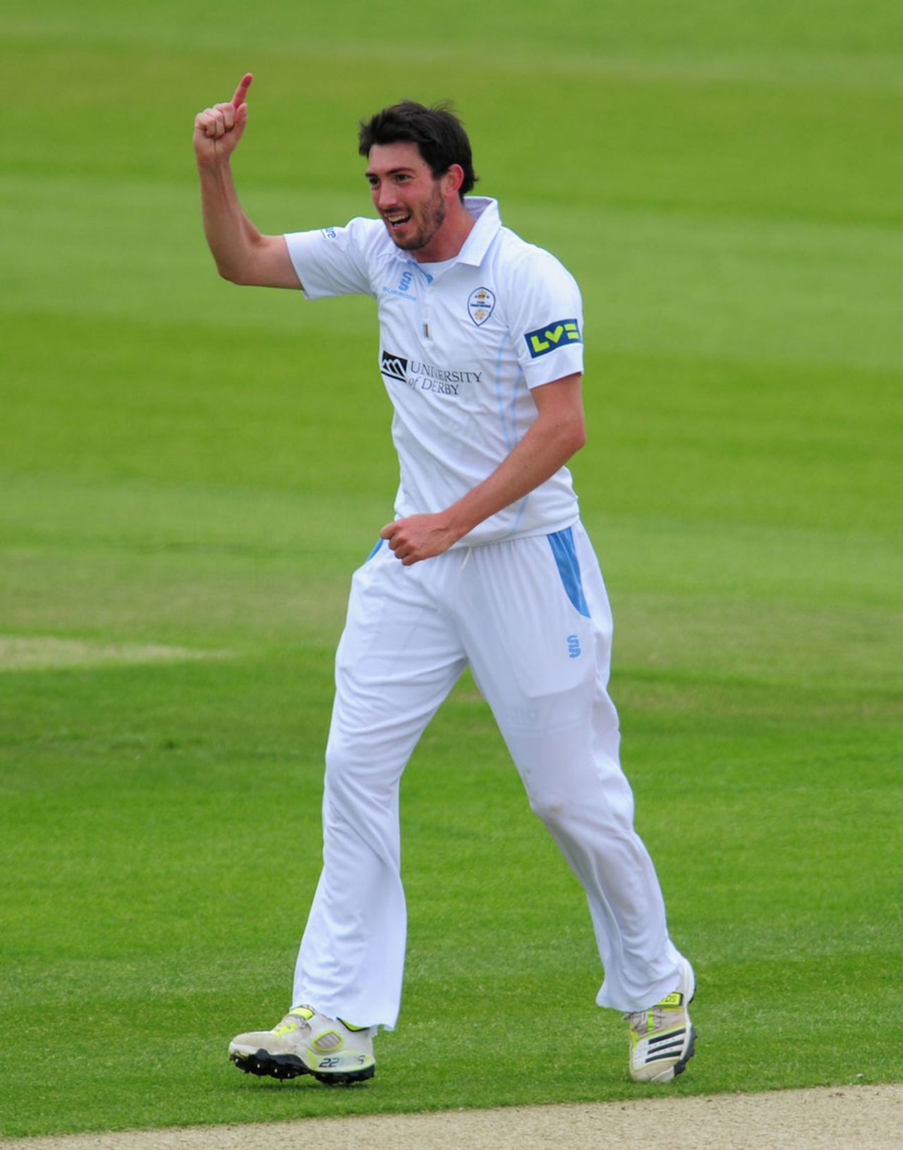 Mark Footitt claimed two early wickets, Durham v Derbyshire, County Championship, Division One, Chester-le-Street, 1st day, July 8, 2013