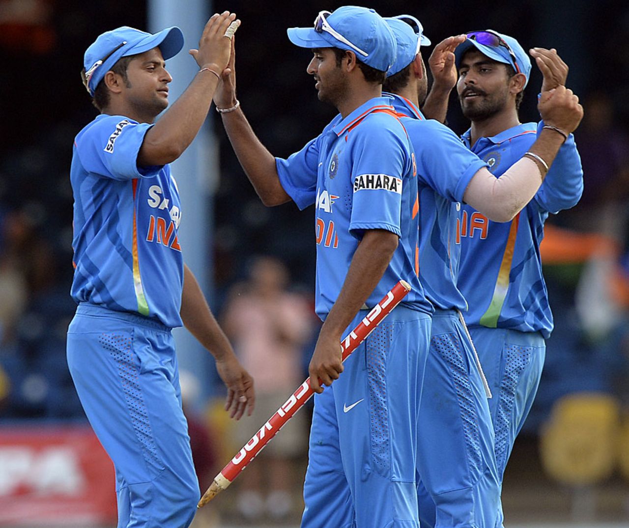 India wrapped up the innings for 96 and took the bonus point, India v Sri Lanka, West Indies tri-series, Port-of-Spain, July 9, 2013