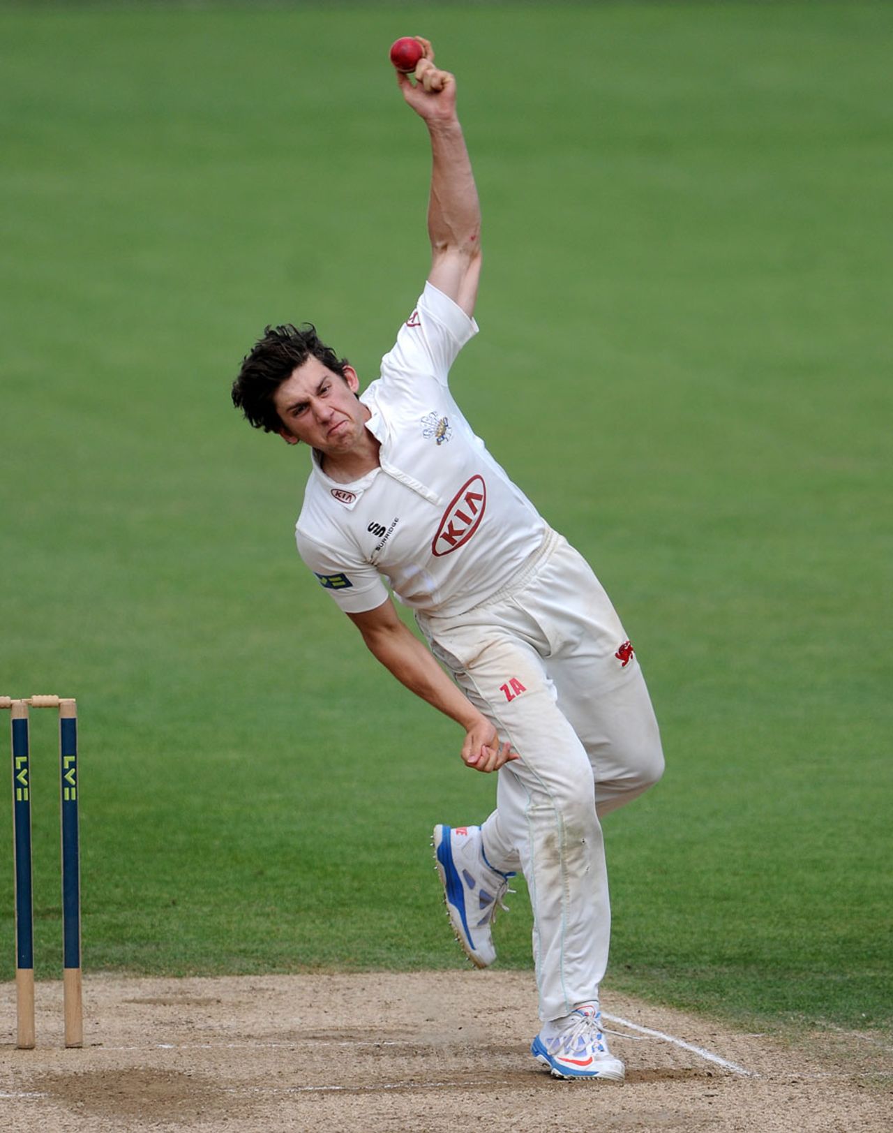Zafar Ansari took 2 for 35, Surrey v Nottinghamshire, County Championship, Division One, The Oval, 3rd day, July 10, 2013
