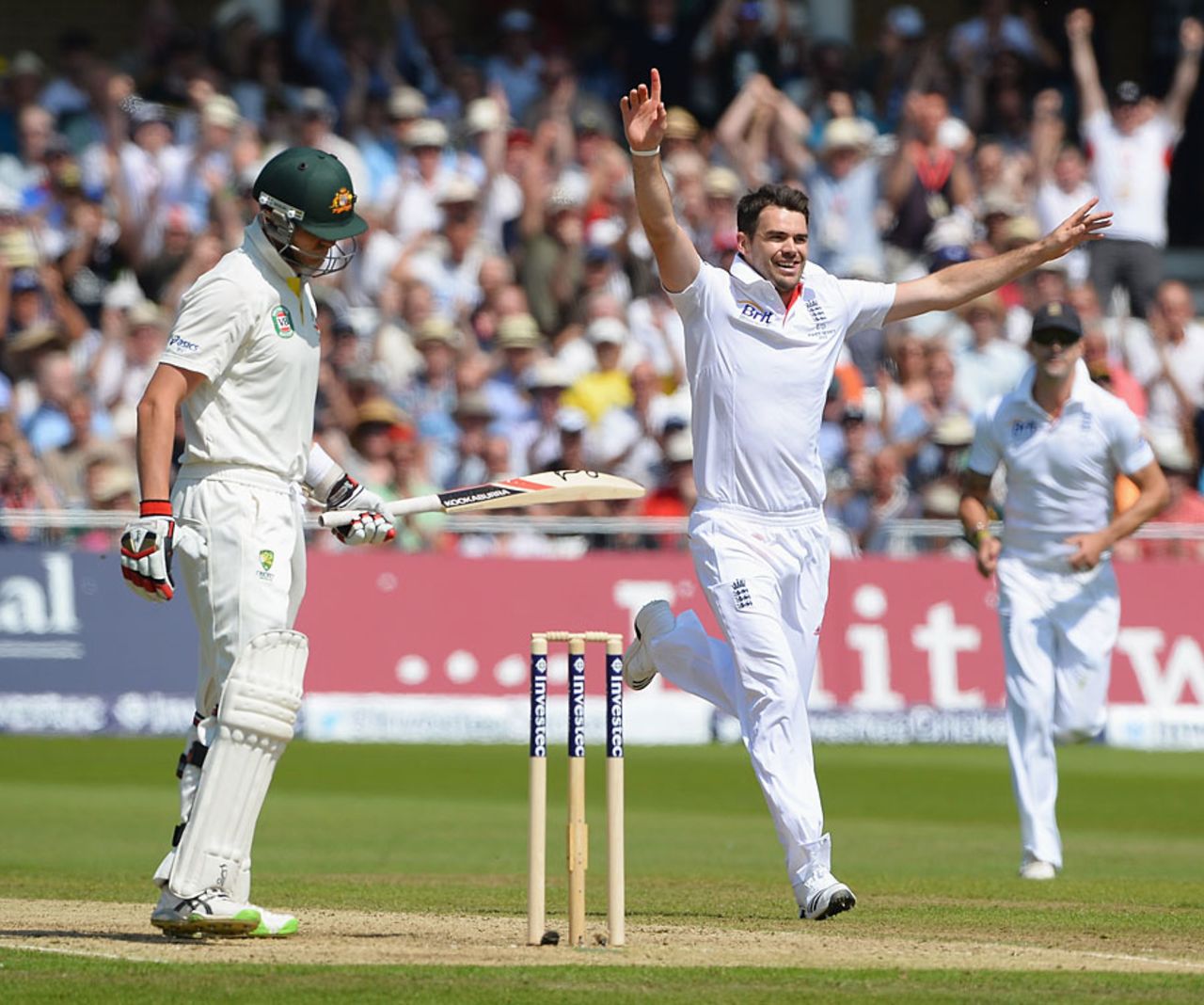 And another: James Anderson removes Peter Siddle, England v Australia, 1st Investec Test, Trent Bridge, 2nd day, July 11, 2013