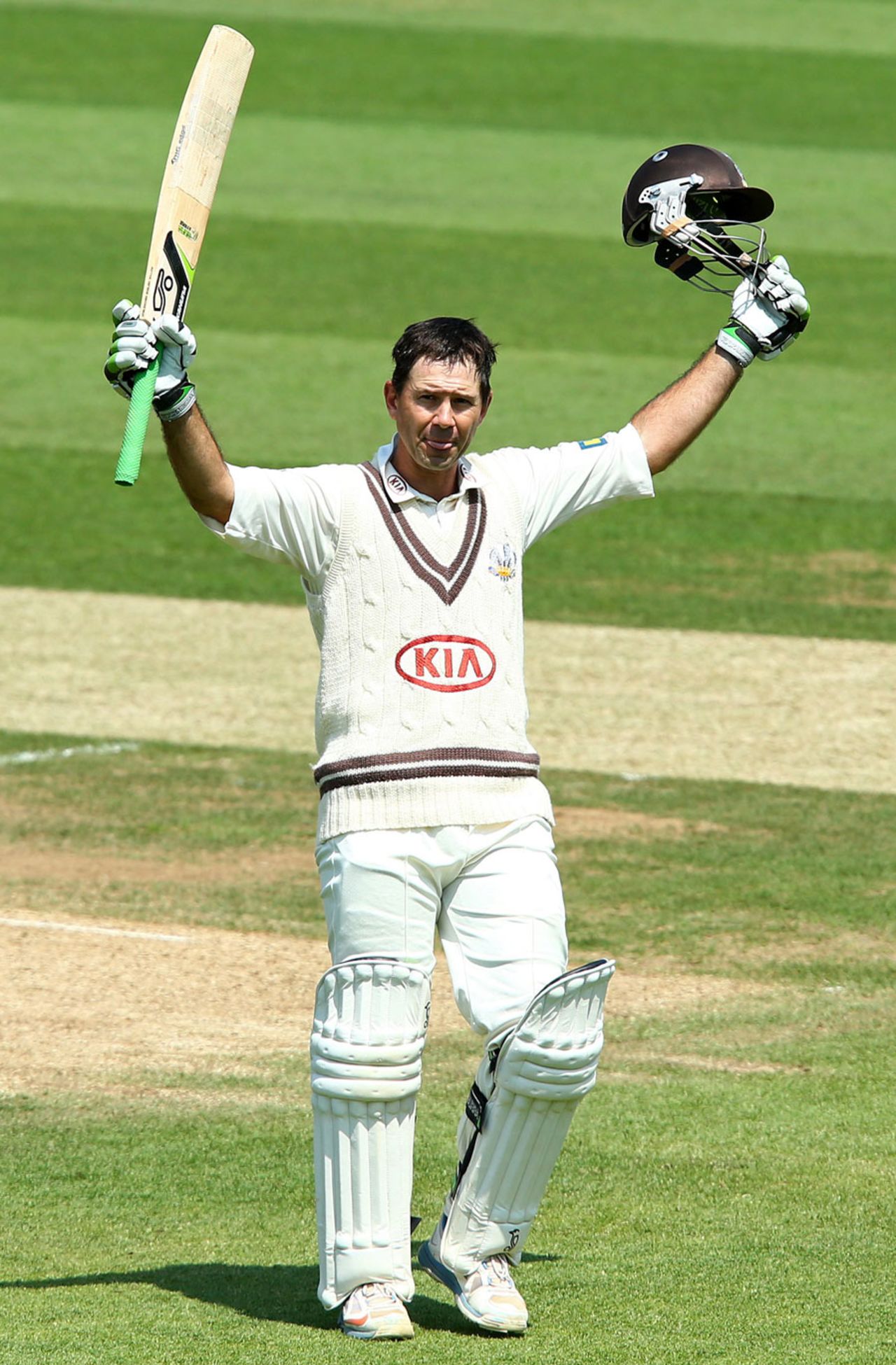 Ricky Ponting scored a century in his final first-class innings, Surrey v Nottinghamshire, County Championship, Division One, The Oval, 4th day, July 11, 2013