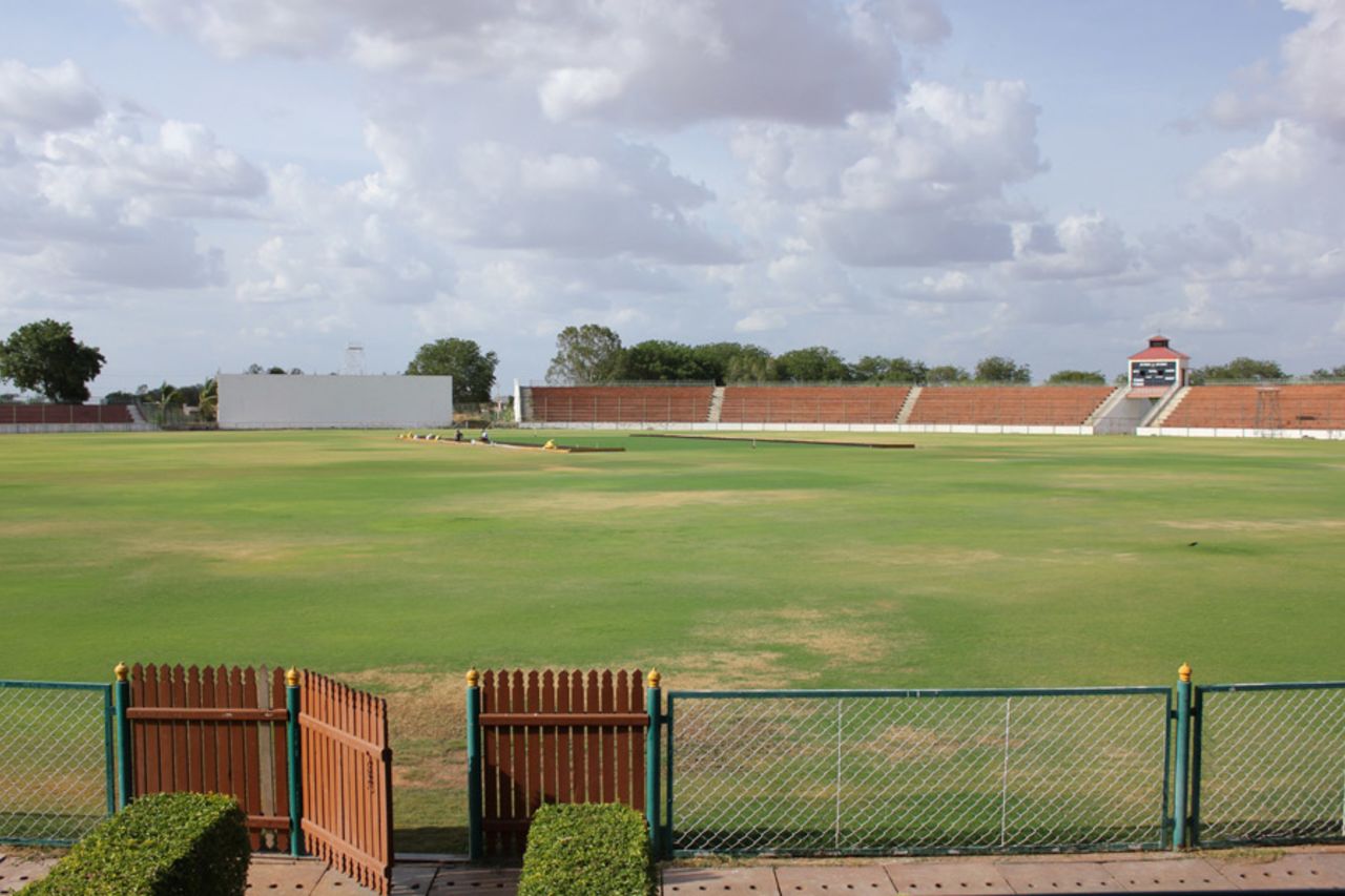 A view of the ground at the Rural Development Trust Sports Village in Anantapur, Andhra Pradesh, July 2013