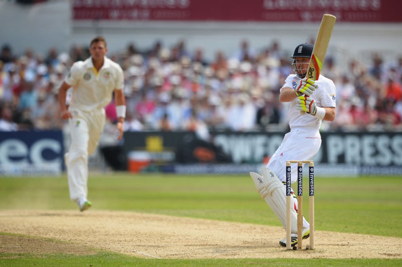 Ian Bell pulls James Pattinson for four, England v Australia, 1st Investec Test, Trent Bridge, 3rd day, July 12, 2013