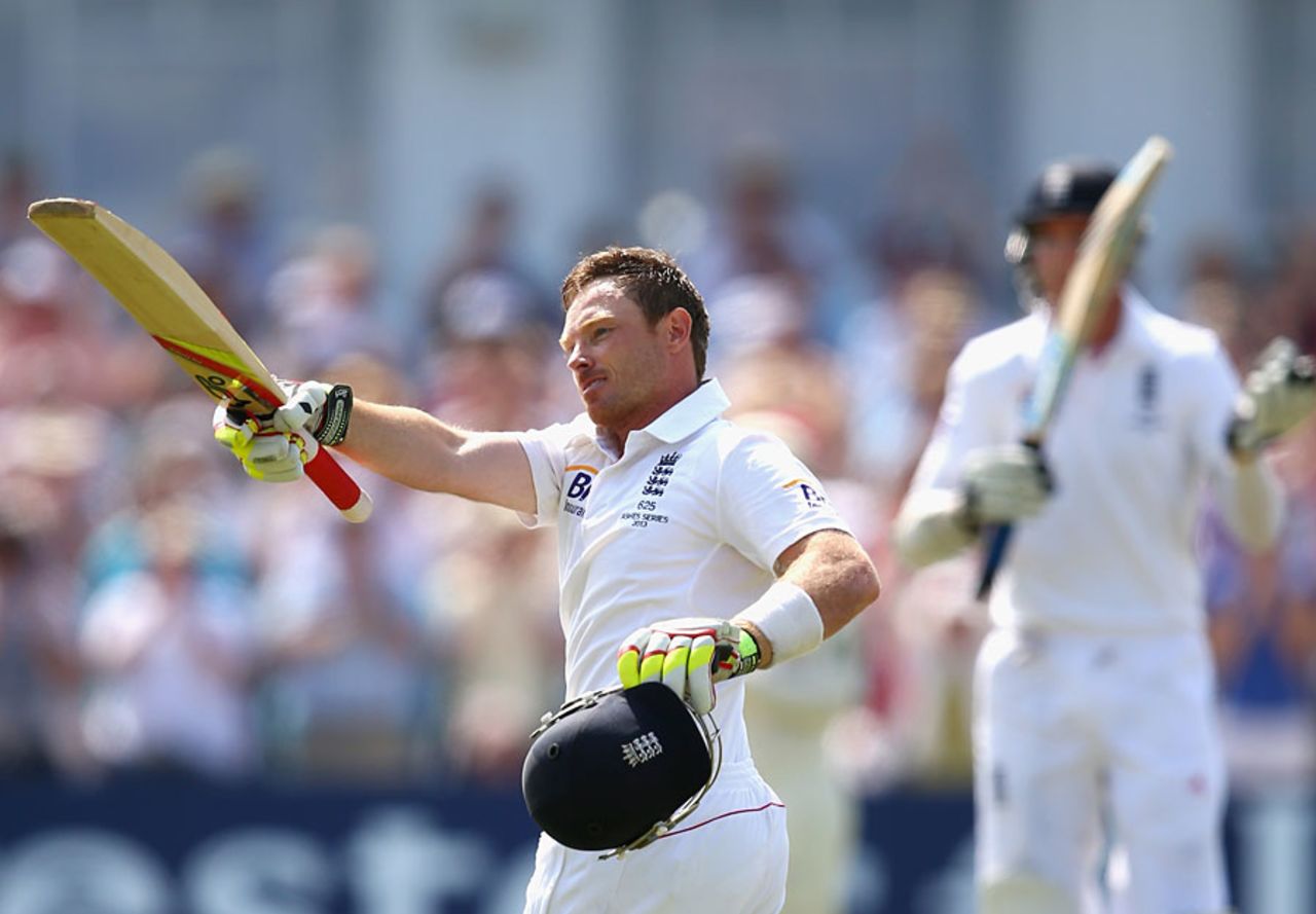 Ian Bell reached his 18th Test hundred, England v Australia, 1st Investec Test, Trent Bridge, 4th day, July 13, 2013