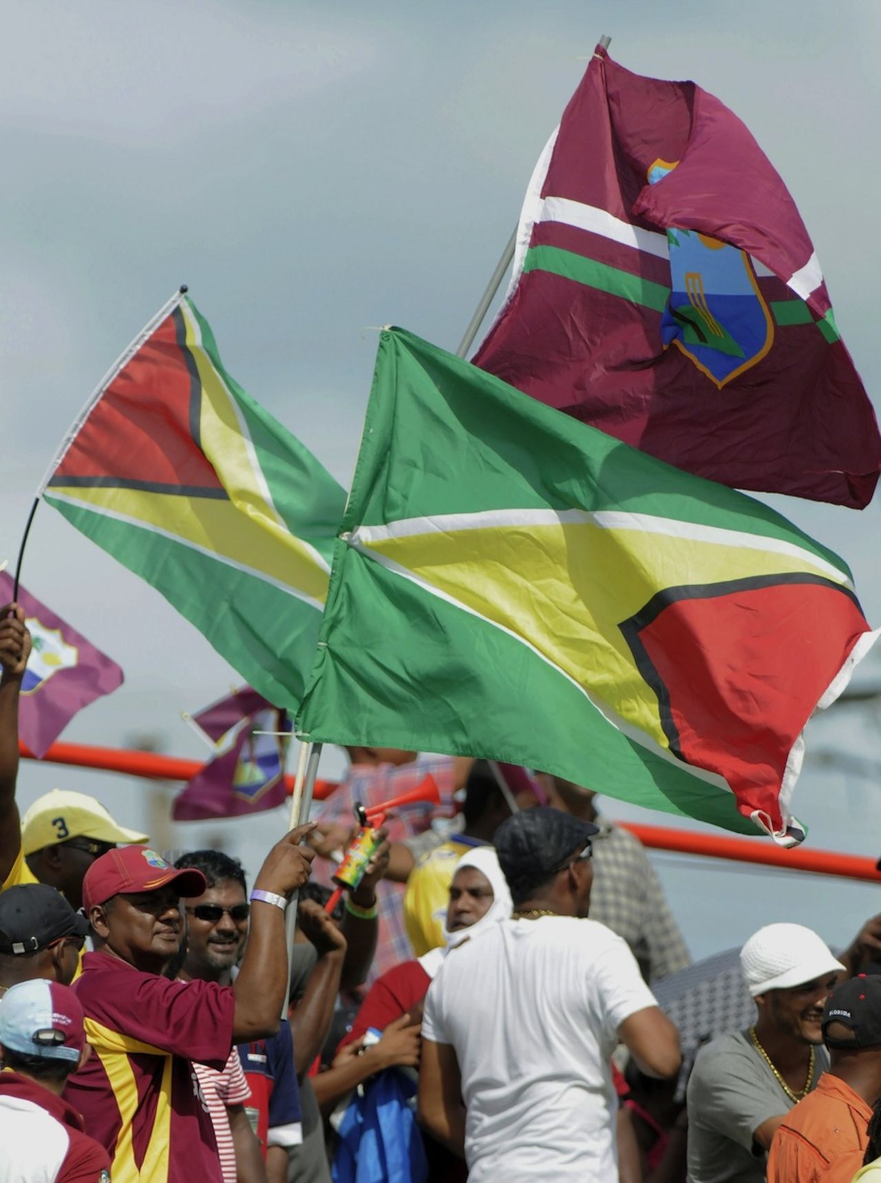 Crowd showed up in good numbers as cricket returned to Guyana after two years, West Indies v Pakistan, 1st ODI, Providence, July 14, 2013