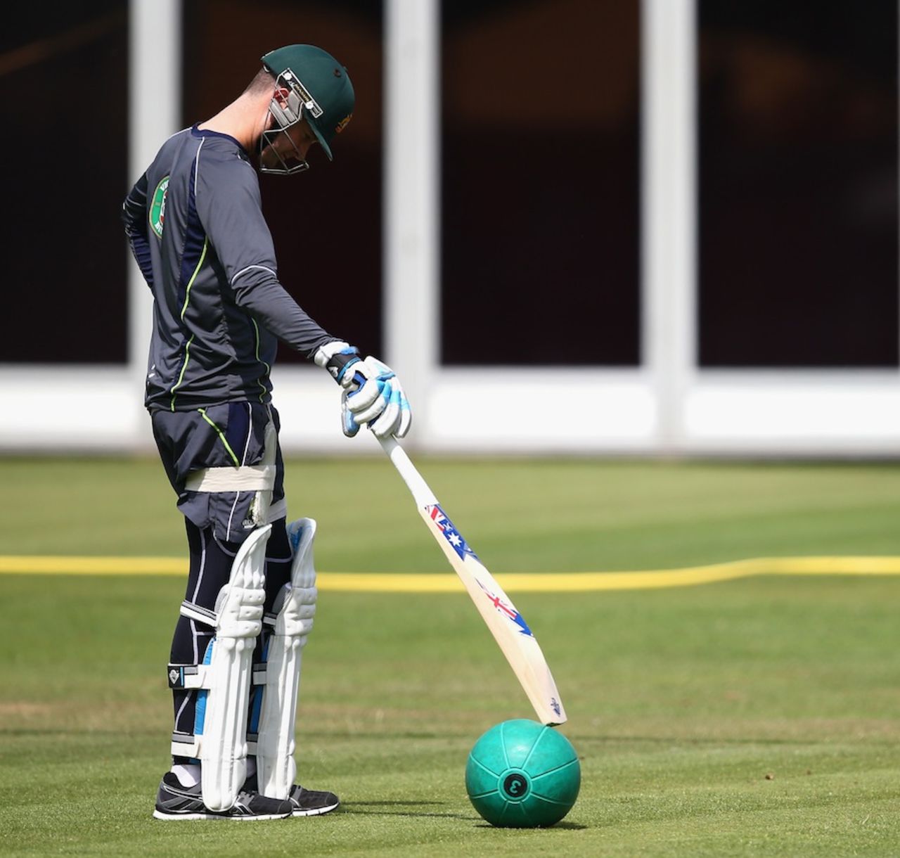 Michael Clarke during a practice session ahead of the second Ashes Test, Lord's, July 16, 2013