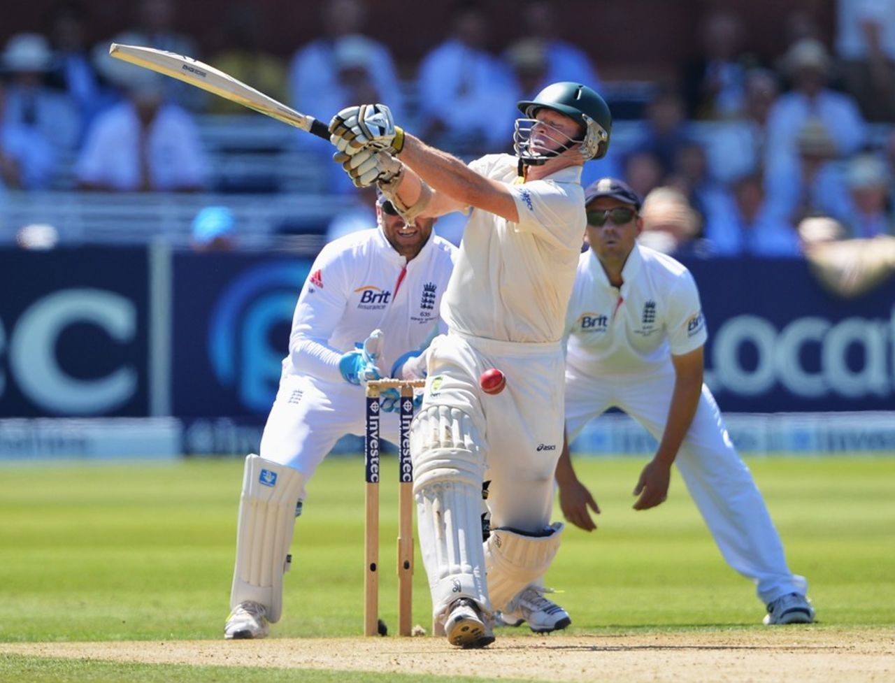 Chris Rogers was given lbw off a Graeme Swann full toss, England v Australia, 2nd Investec Ashes Test, Lord's, 2nd day, July 19, 2013
