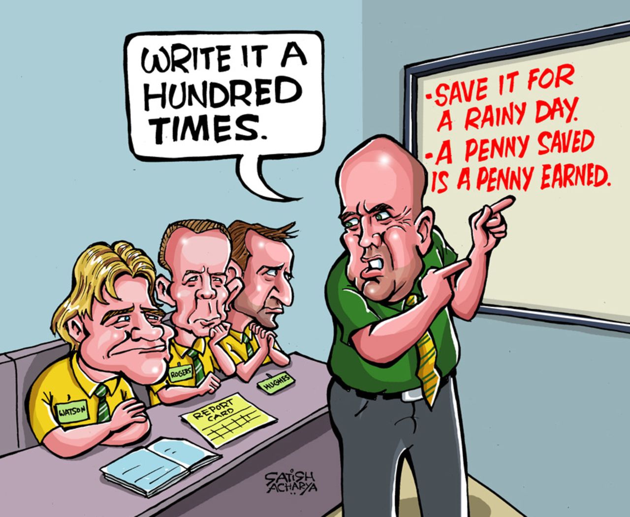 Cartoon: Back to school