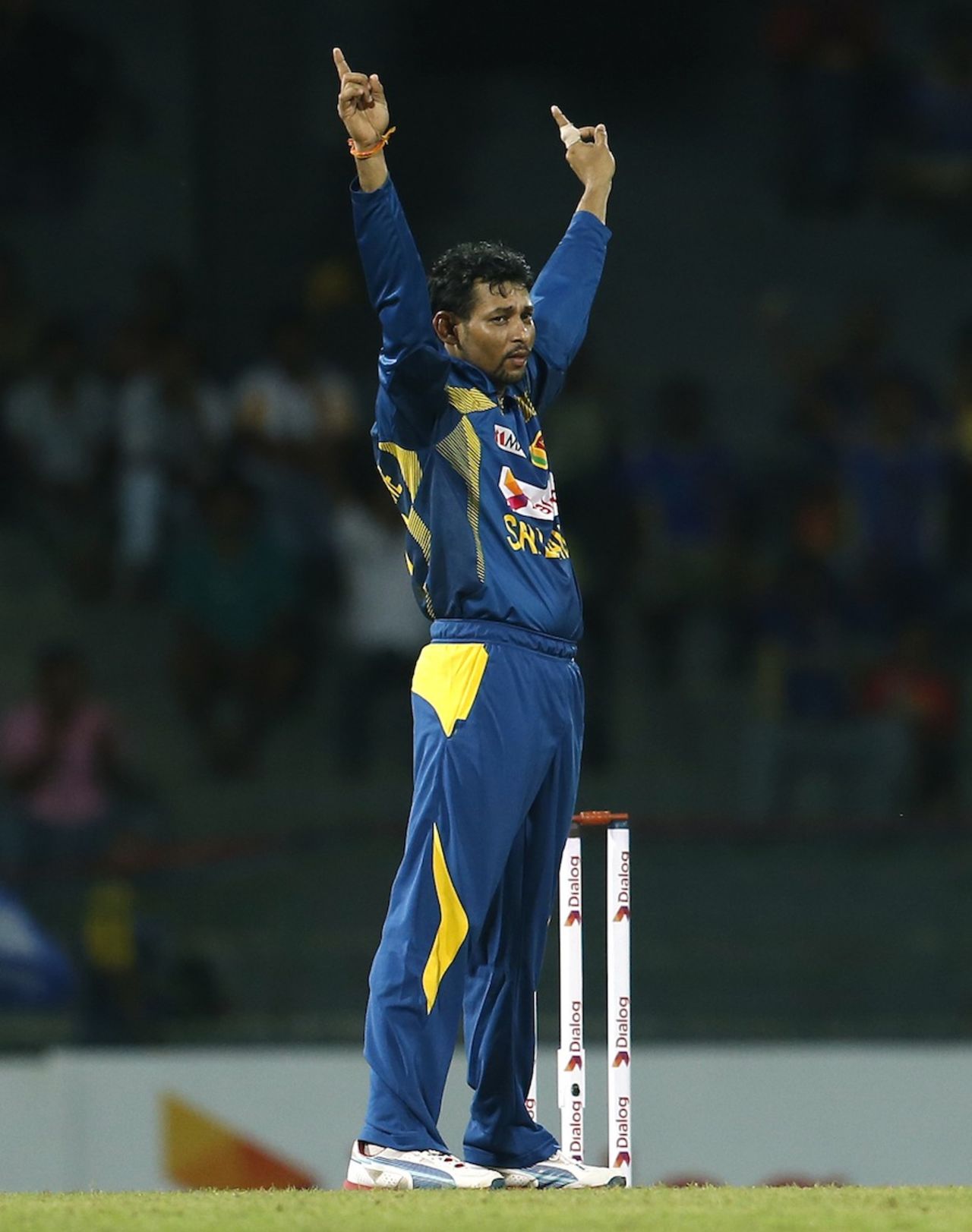 Tillakaratne Dilshan struck twice in his five overs, Sri Lanka v South Africa, 1st ODI, Colombo, July 20, 2013