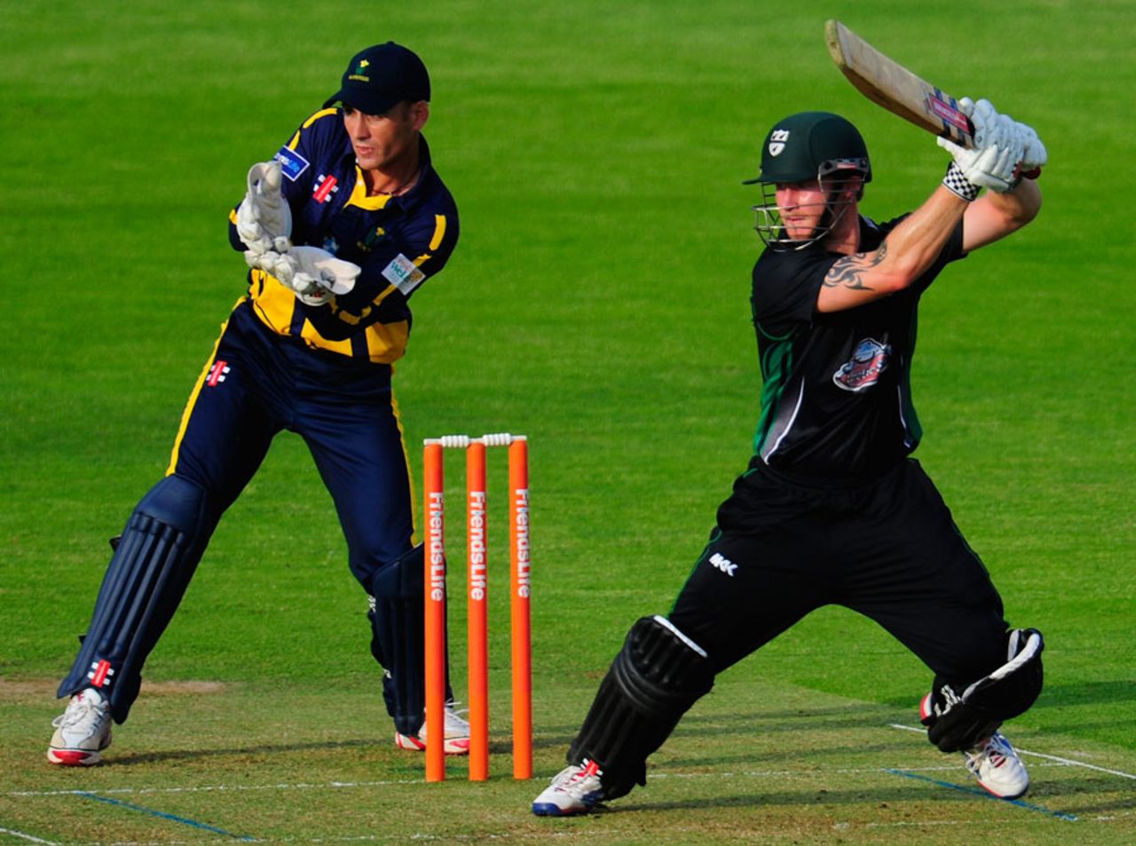 Alexei Kervezee made 44 in 40 balls, Glamorgan v Worcestershire, Friends Life t20, Midlands/Wales/West Group, Cardiff, July, 23, 2013