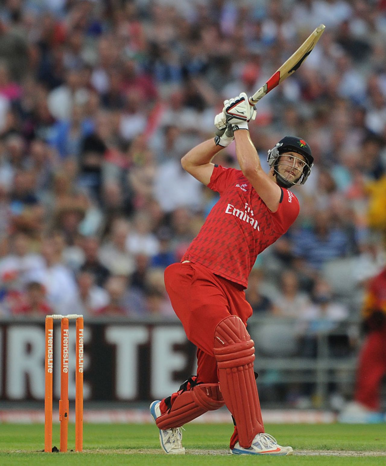 Tom Smith gave Lancashire a blistering start to the chase, Lancashire v Yorkshire, Friends Life t20, North Group, Old Trafford, July, 24, 2013