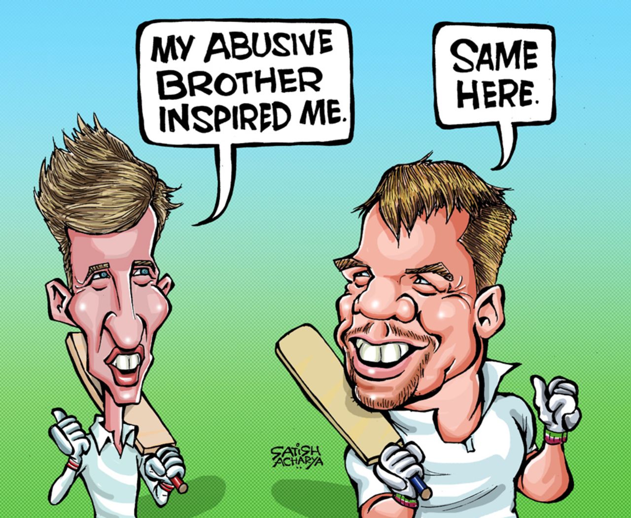 Cartoon: Inspirational brothers