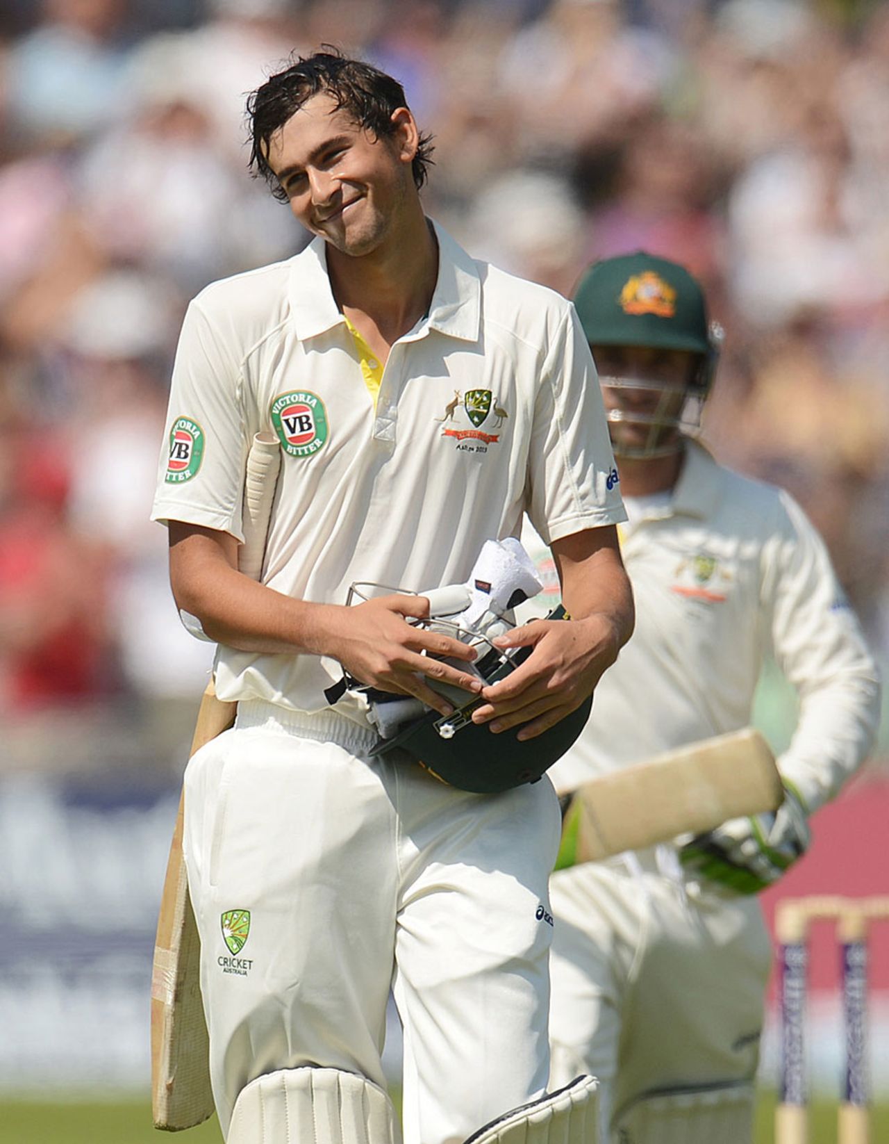 Ashton Agar has a philosophical look after making 98 on debut, England v Australia, 1st Investec Test, Trent Bridge, 2nd day, July 11, 2013
