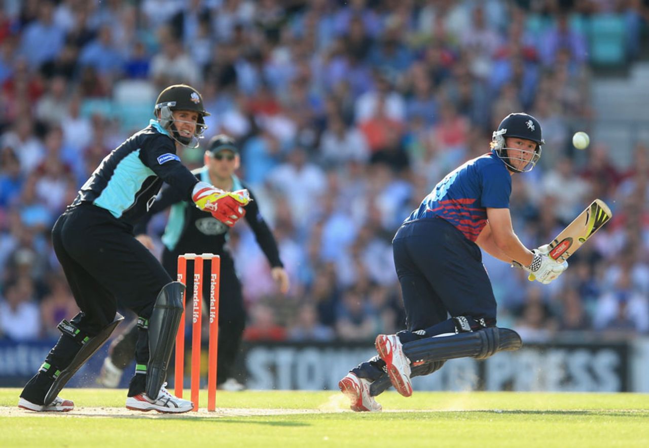 Fabian Cowdrey top-scored with 50 for Kent, Surrey v Kent, FLt20 South Group, The Oval, July 26, 2013