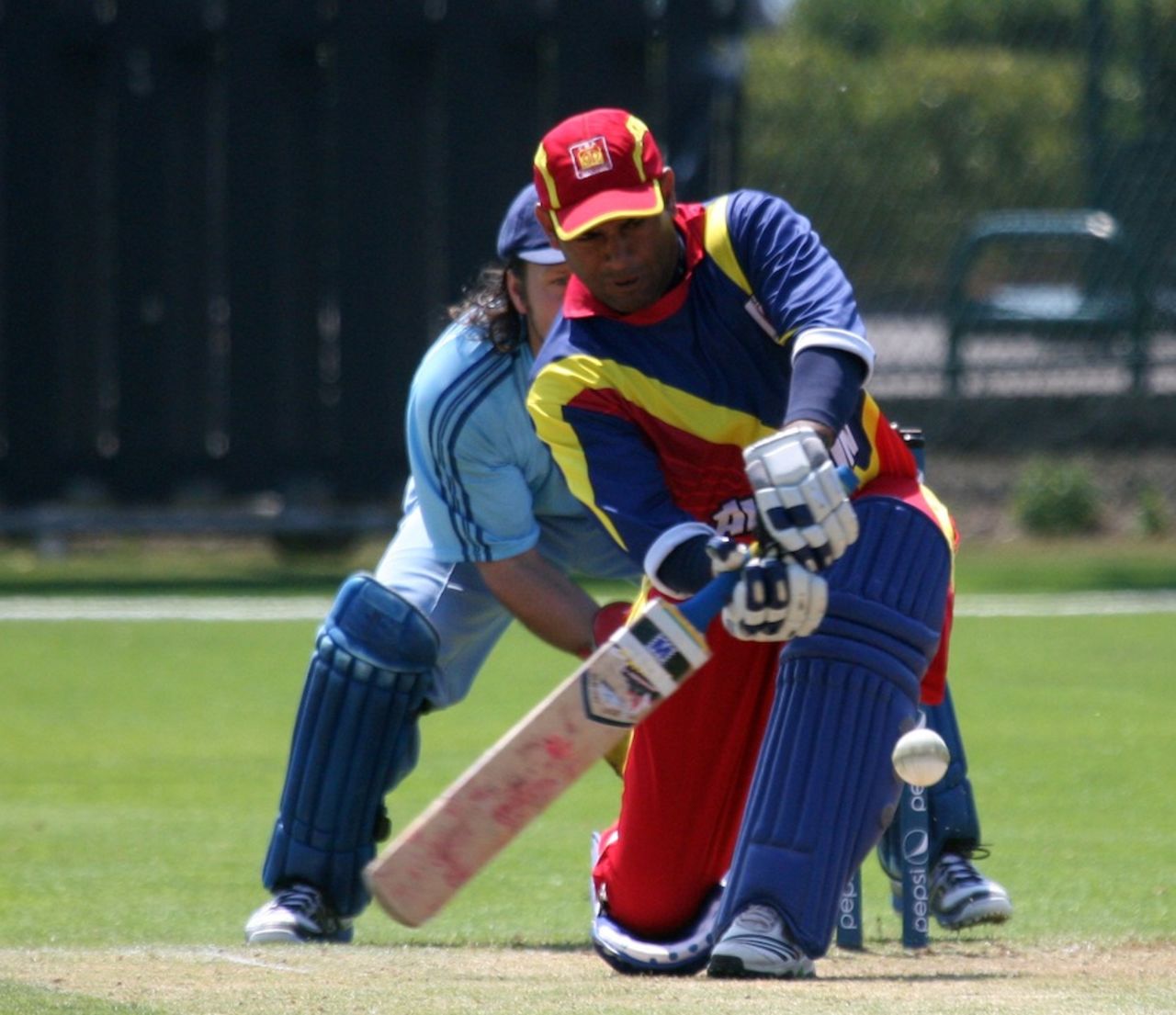 Muhammad Hanif's knock of 74 went in vain, Argentina v Bahrain, ICC World Cricket League Division Six, St Clement, July 21, 2013