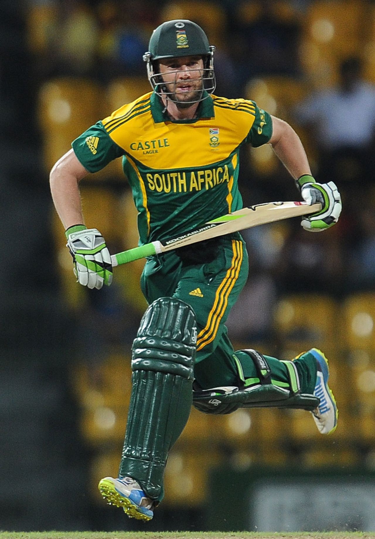 AB de Villiers runs between the wickets, Sri Lanka v South Africa, 5th ODI, Colombo, July 31, 2013