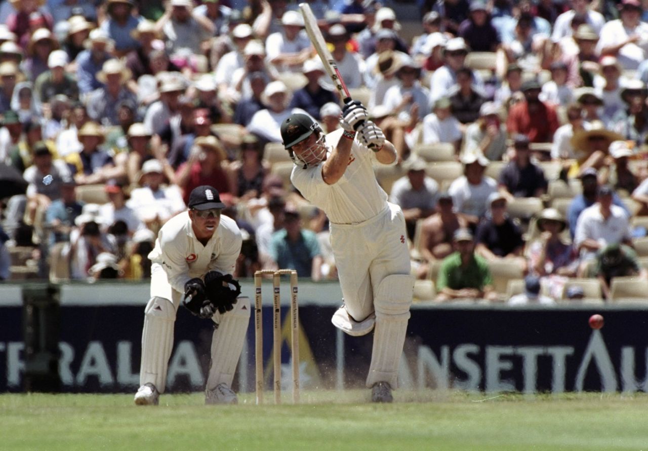 Michael Slater made 123, Australia v England, 5th Test, Sydney, 3rd day, January 4, 1999