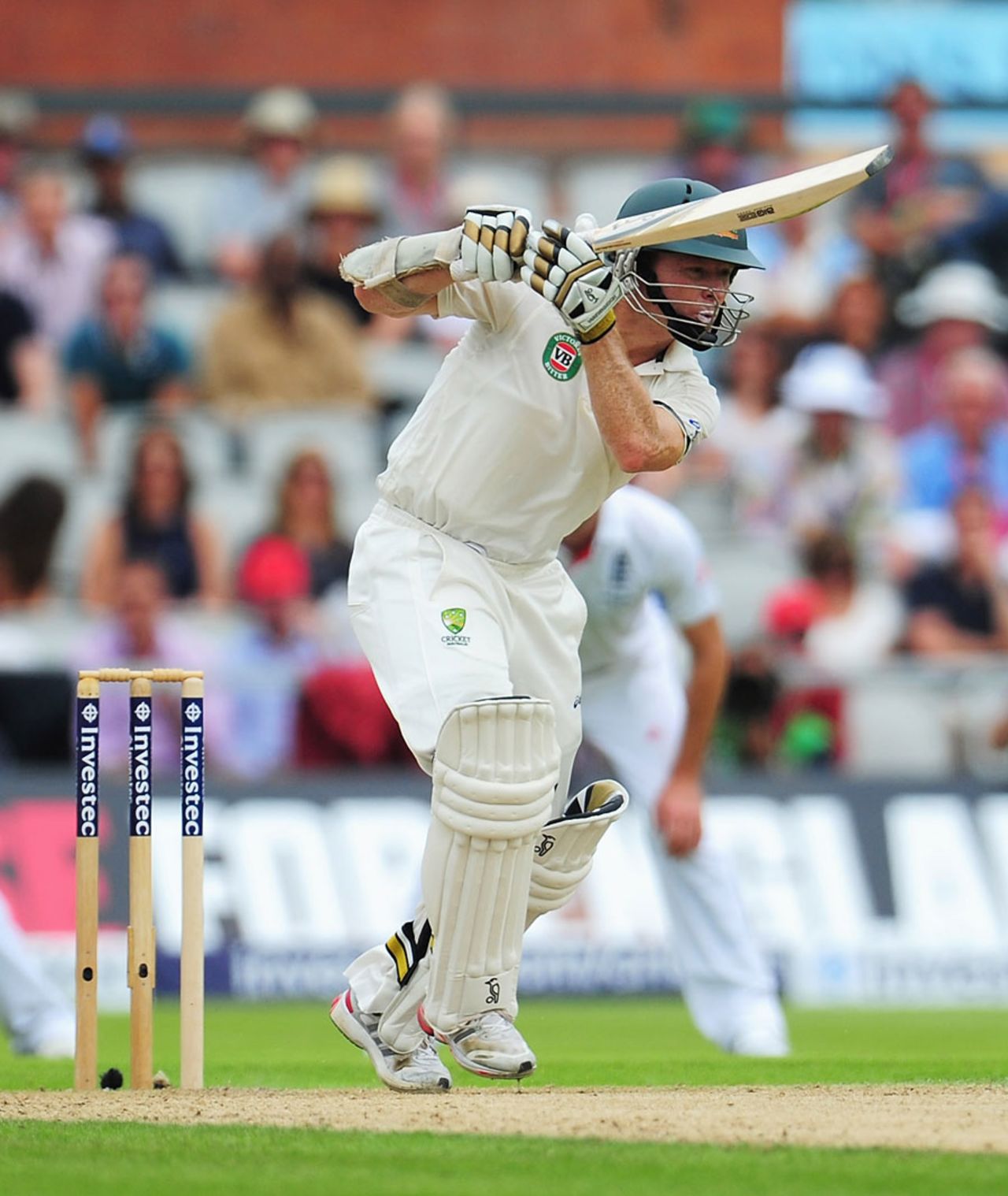 Chris Rogers was strong through the off side, England v Australia, 3rd Investec Test, Old Trafford, 1st day, August 1, 2013