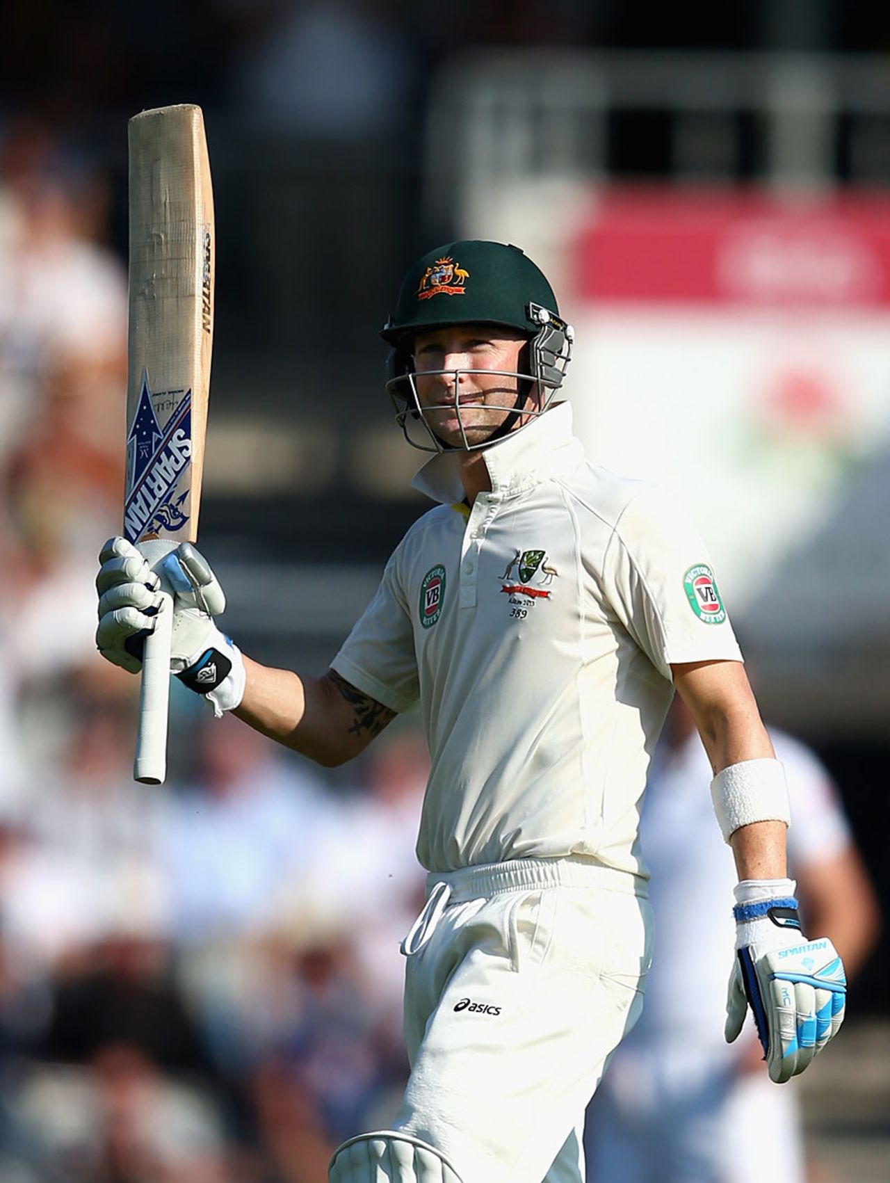 Michael Clarke scored Australia's first hundred of the series, England v Australia, 3rd Investec Test, Old Trafford, 1st day, August 1, 2013